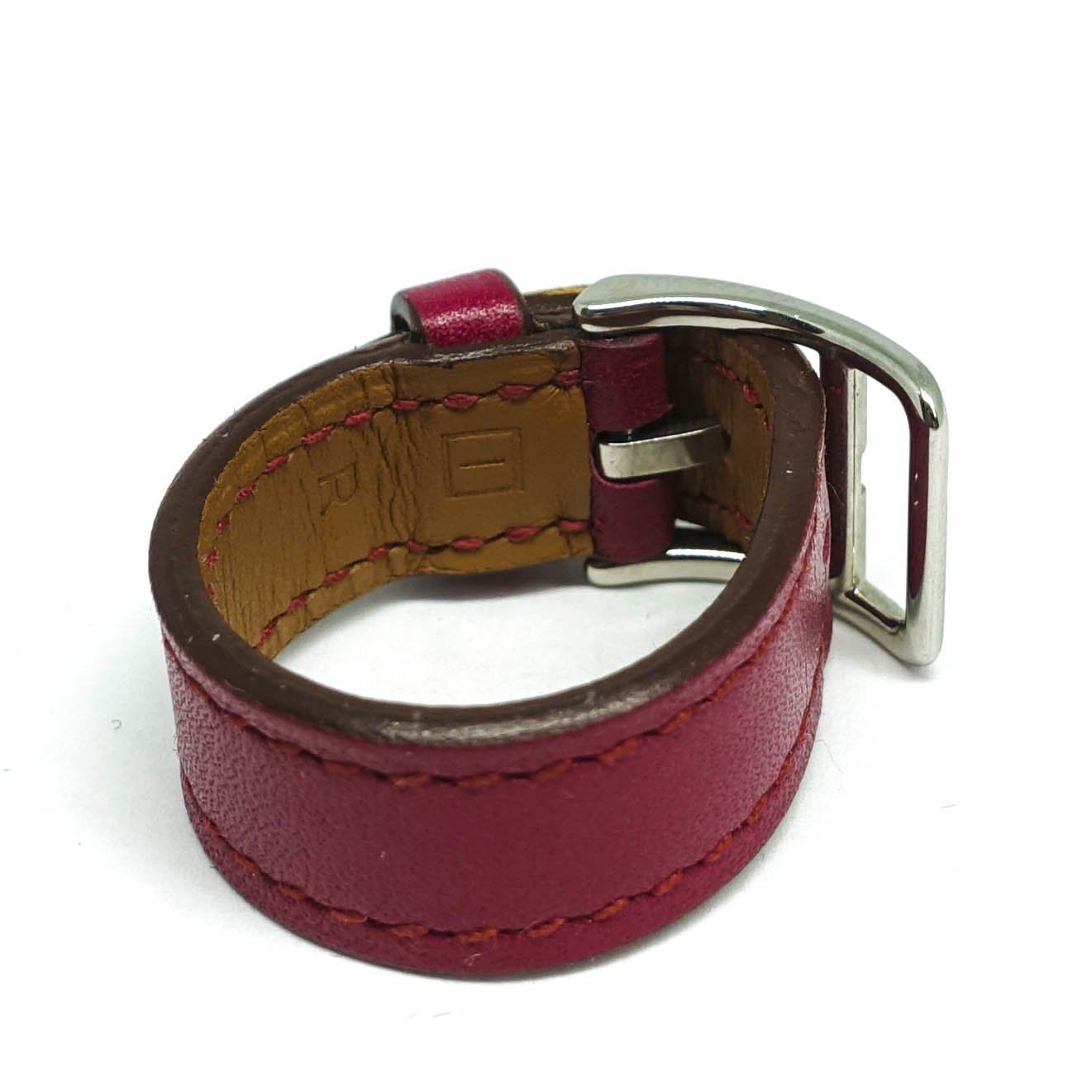 Hermes Leather Scarf Ring