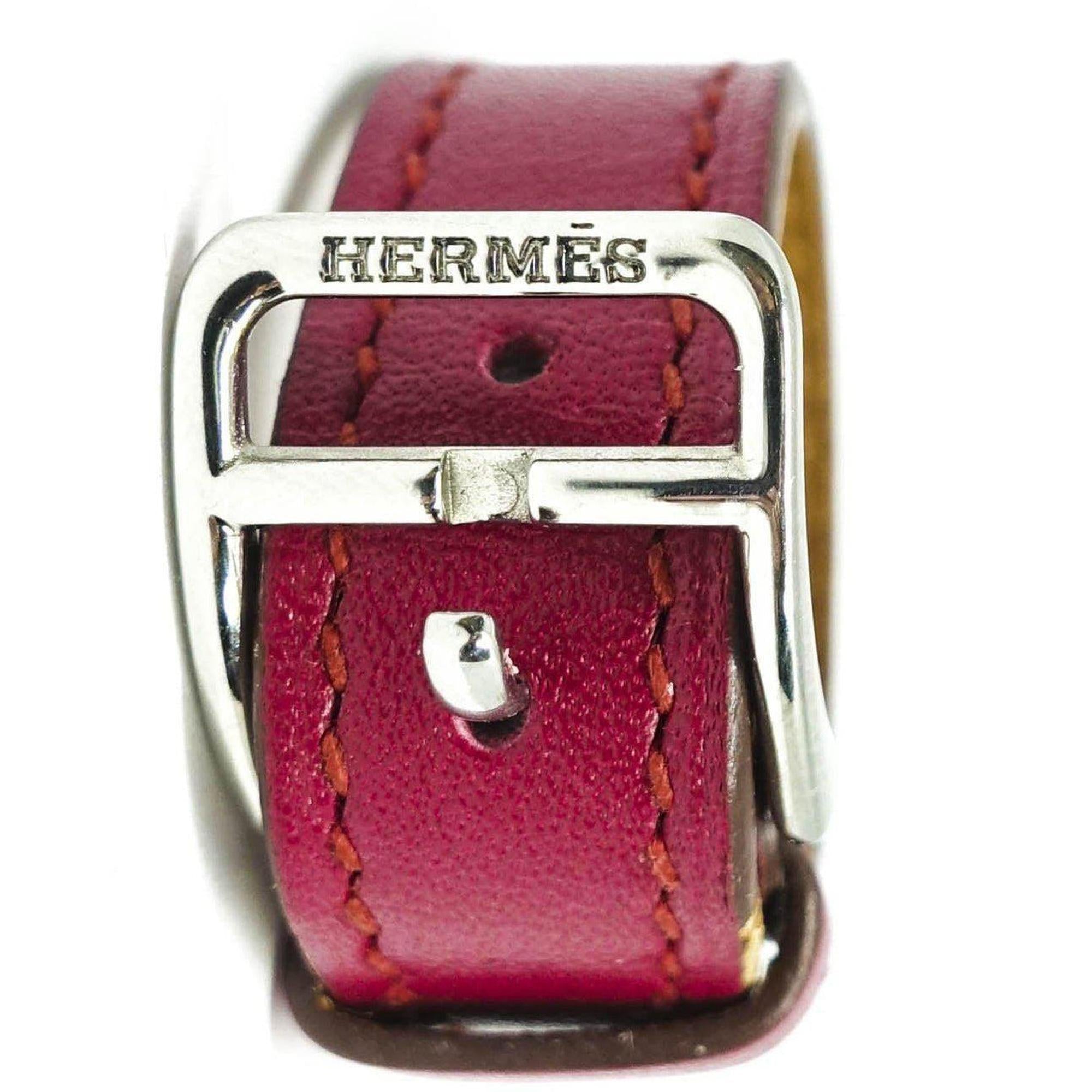 Hermes Leather Scarf Ring