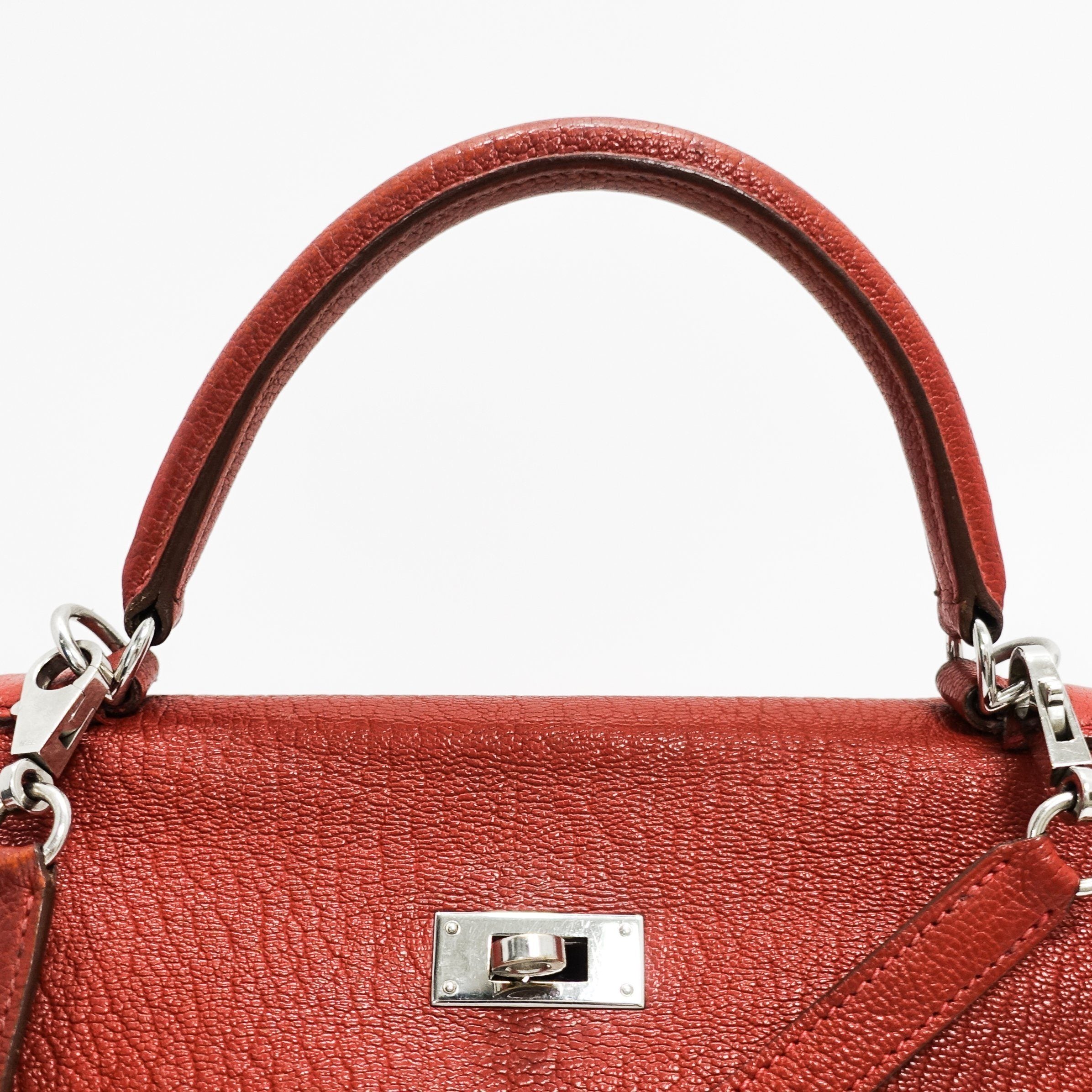 Hermes Red Kelly 32