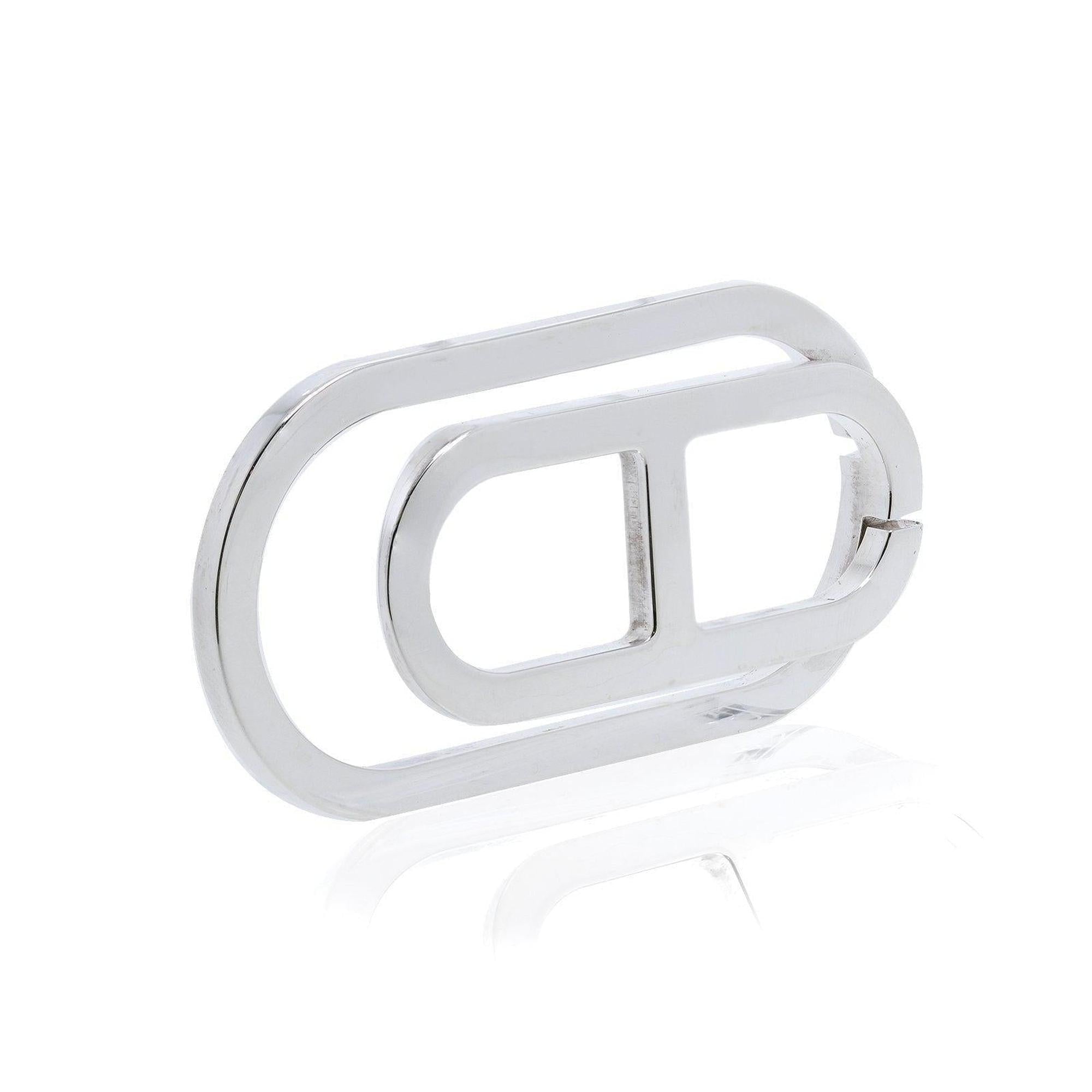 Hermes Sterling Silver Sillage Money Clip