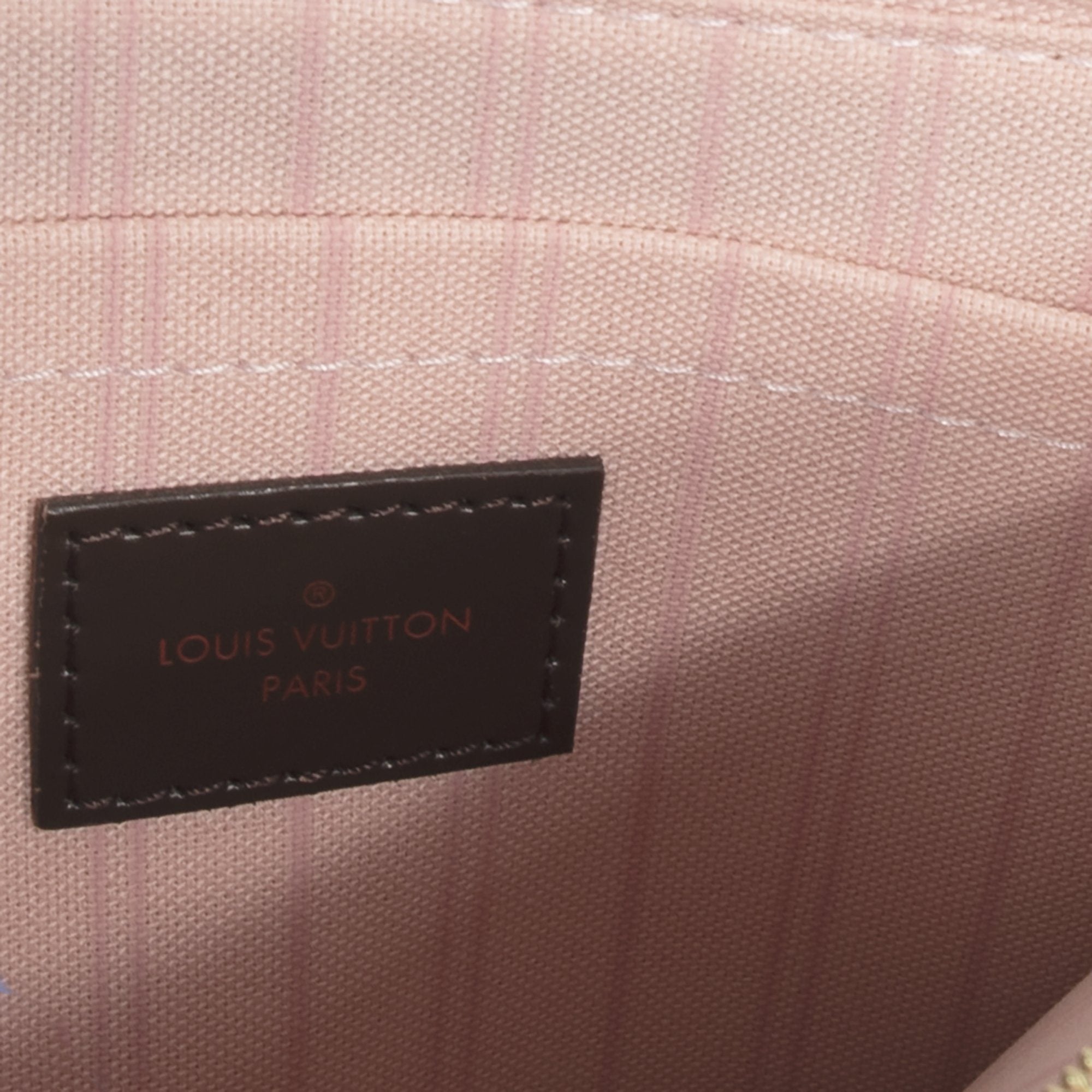 Louis Vuitton 2018 Damier Ebene Neverfull MM w/ Pouch