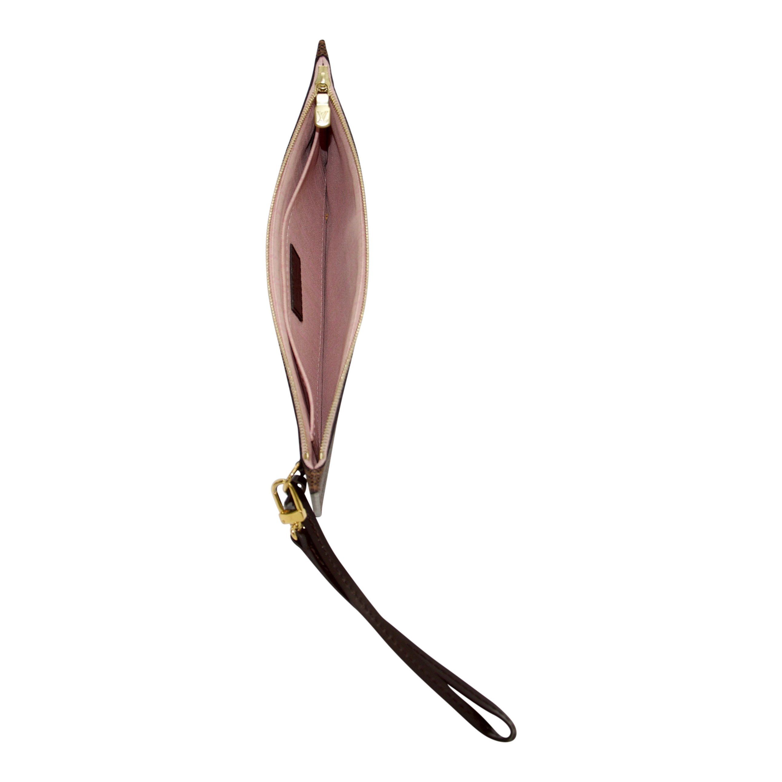 Louis Vuitton 2018 Damier Ebene Neverfull Pochette