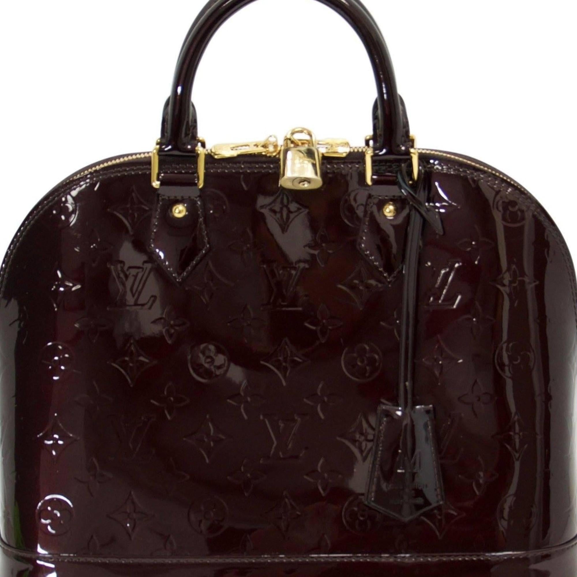 Louis Vuitton Amarante Vernis Alma PM