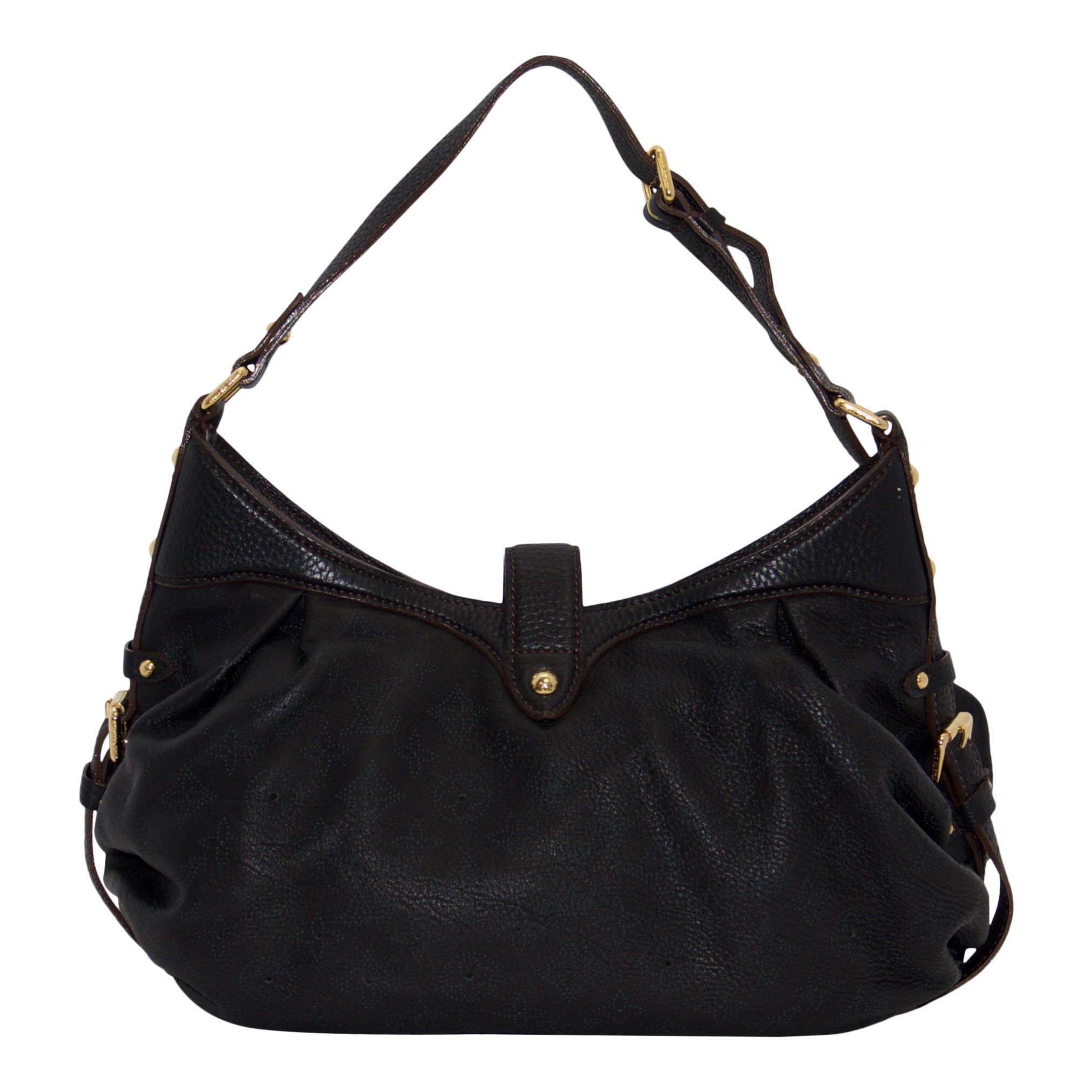 Louis Vuitton Black Mahina XS Hobo