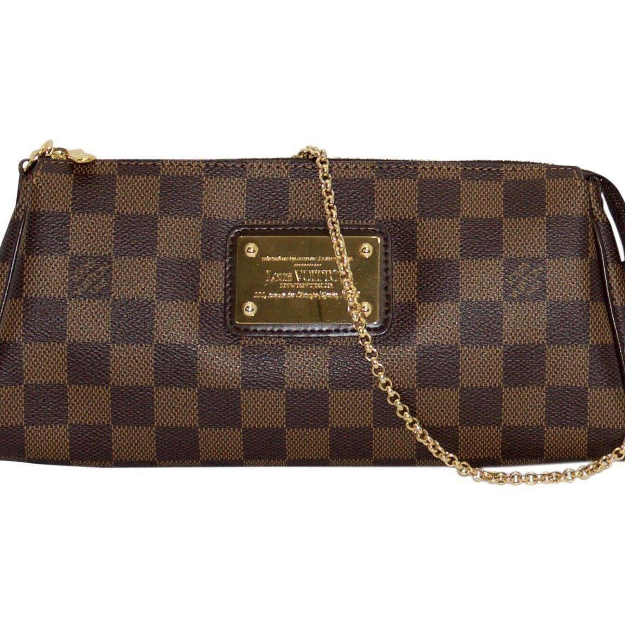 Louis Vuitton Damier Ebene Eva Clutch