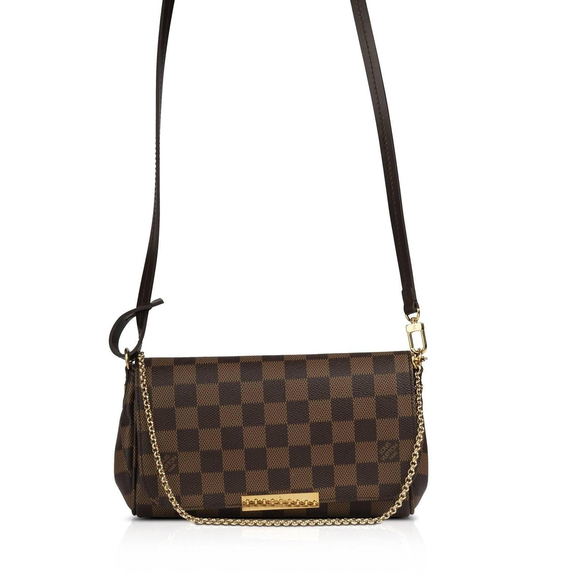 Louis Vuitton Damier Ebene Favorite PM w/ Strap
