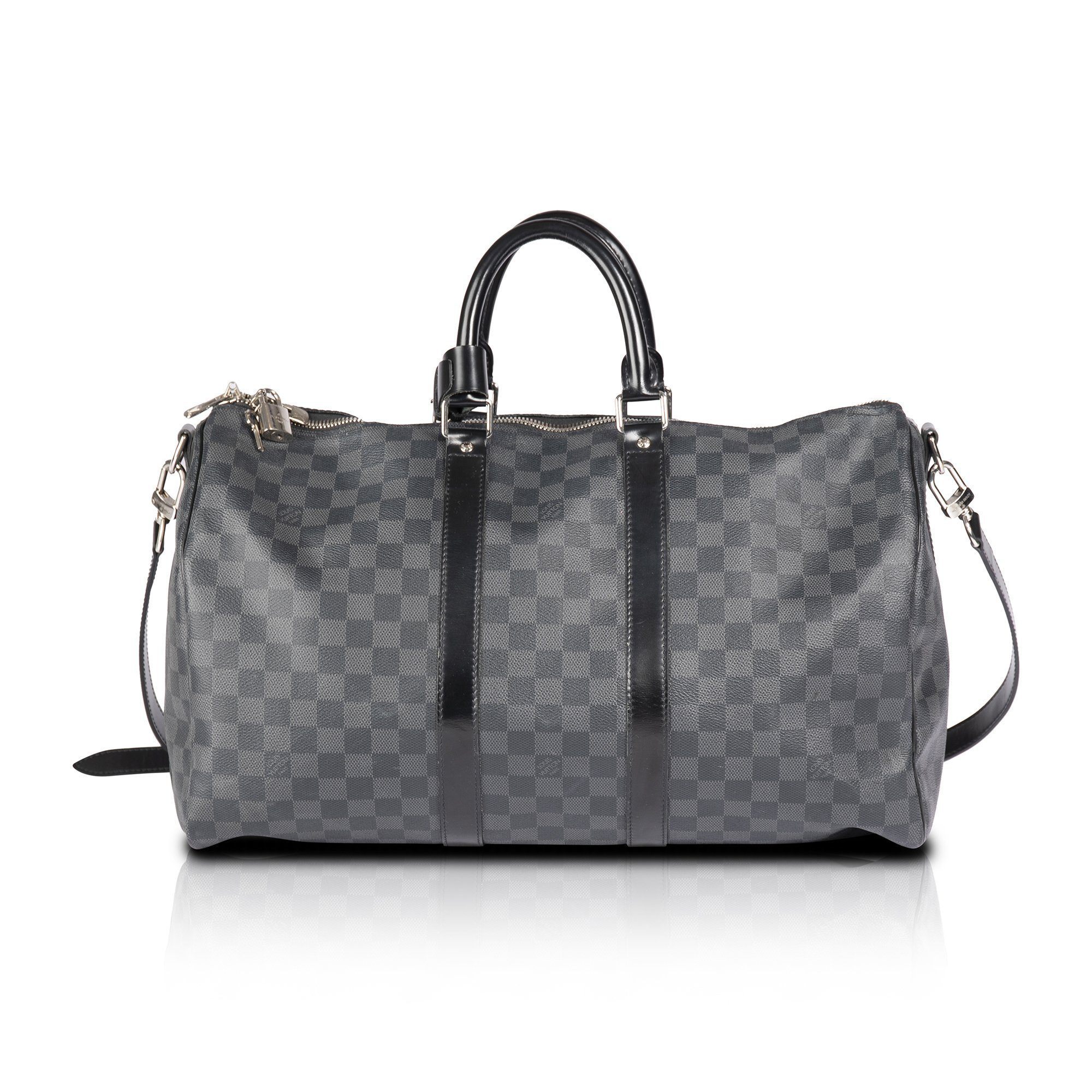 Louis Vuitton Damier Graphite Keepall Bandouliere 45 w/Receipt