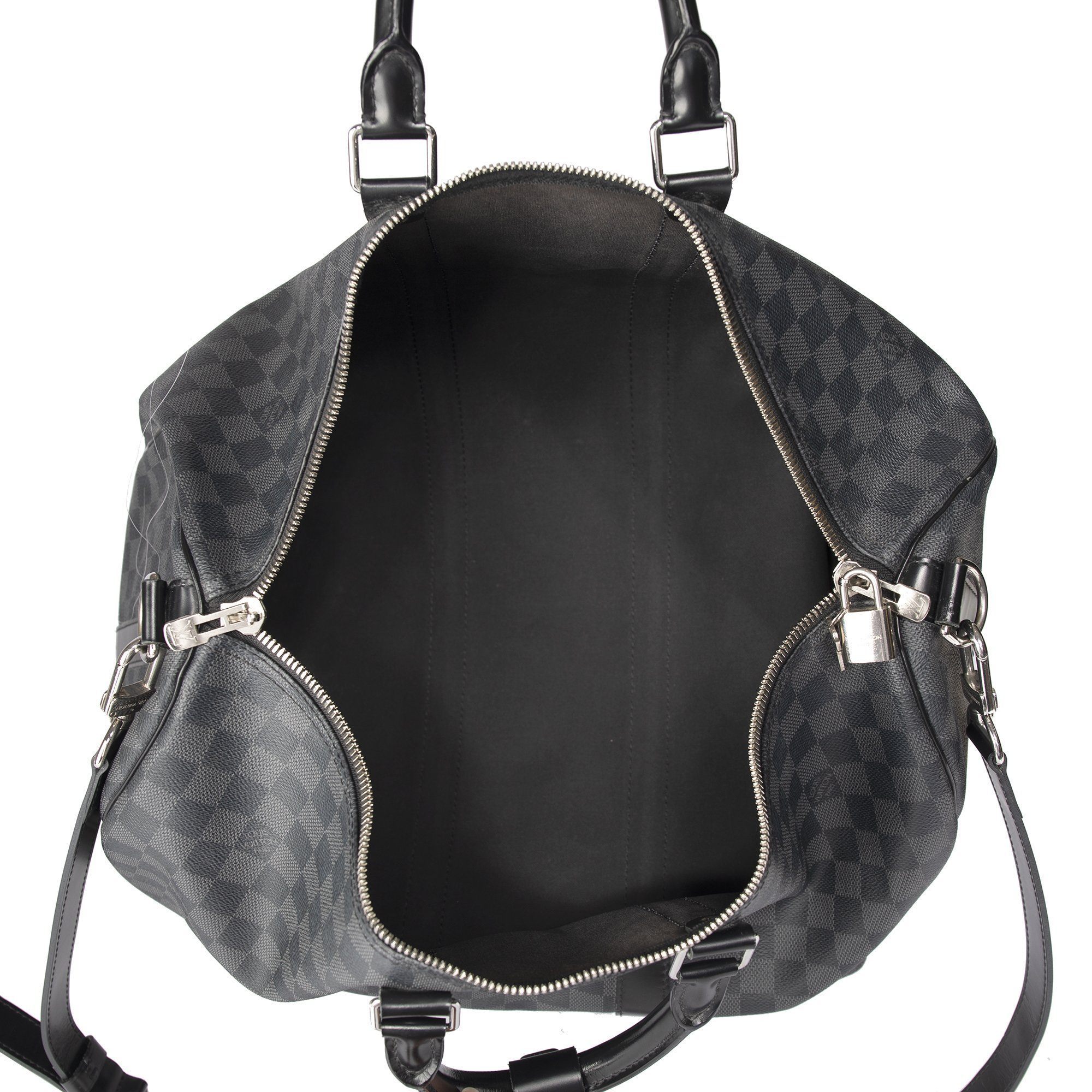 Louis Vuitton Damier Graphite Keepall Bandouliere 45 w/Receipt