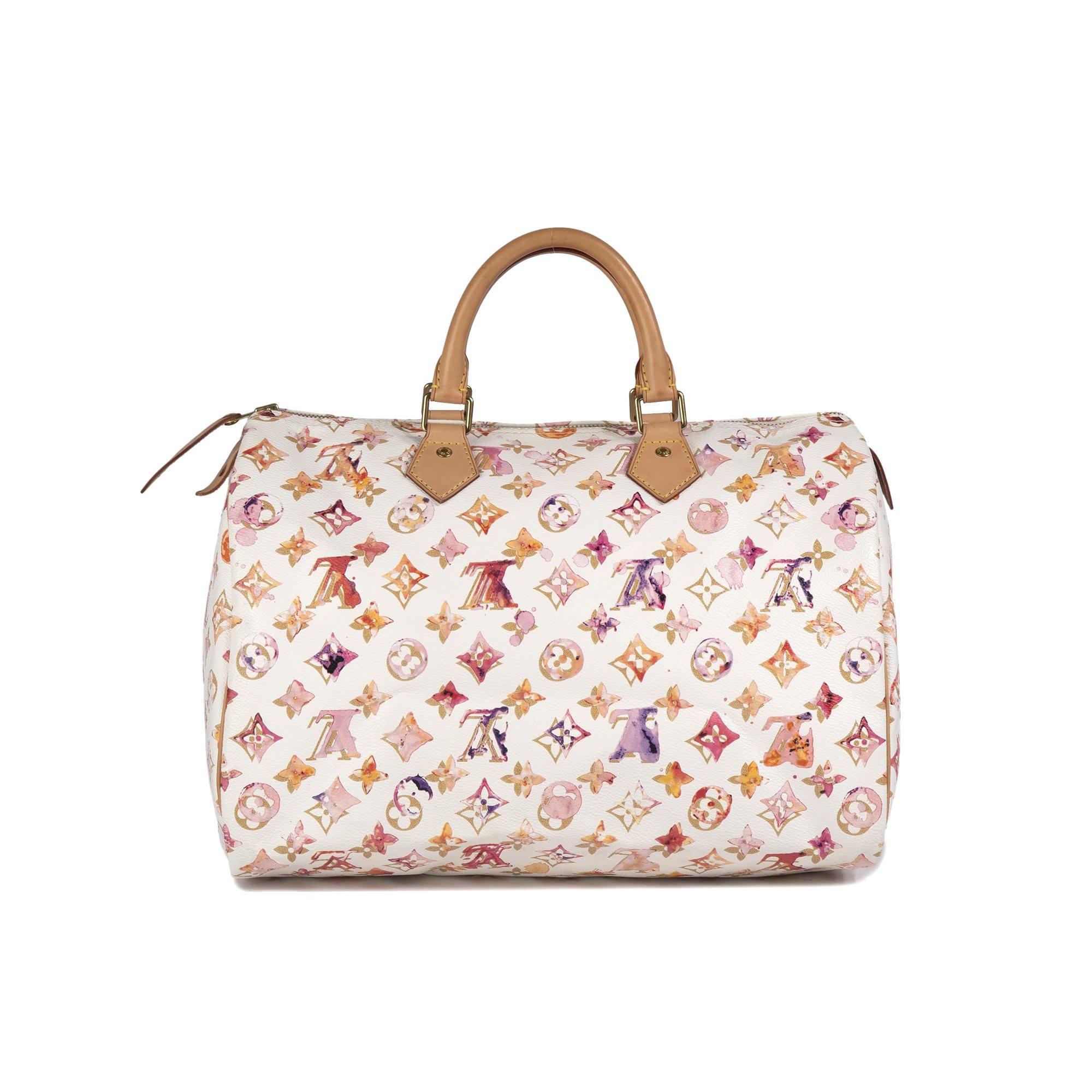 Louis Vuitton Limited Edition Monogram Watercolor Aquarelle Speedy 35