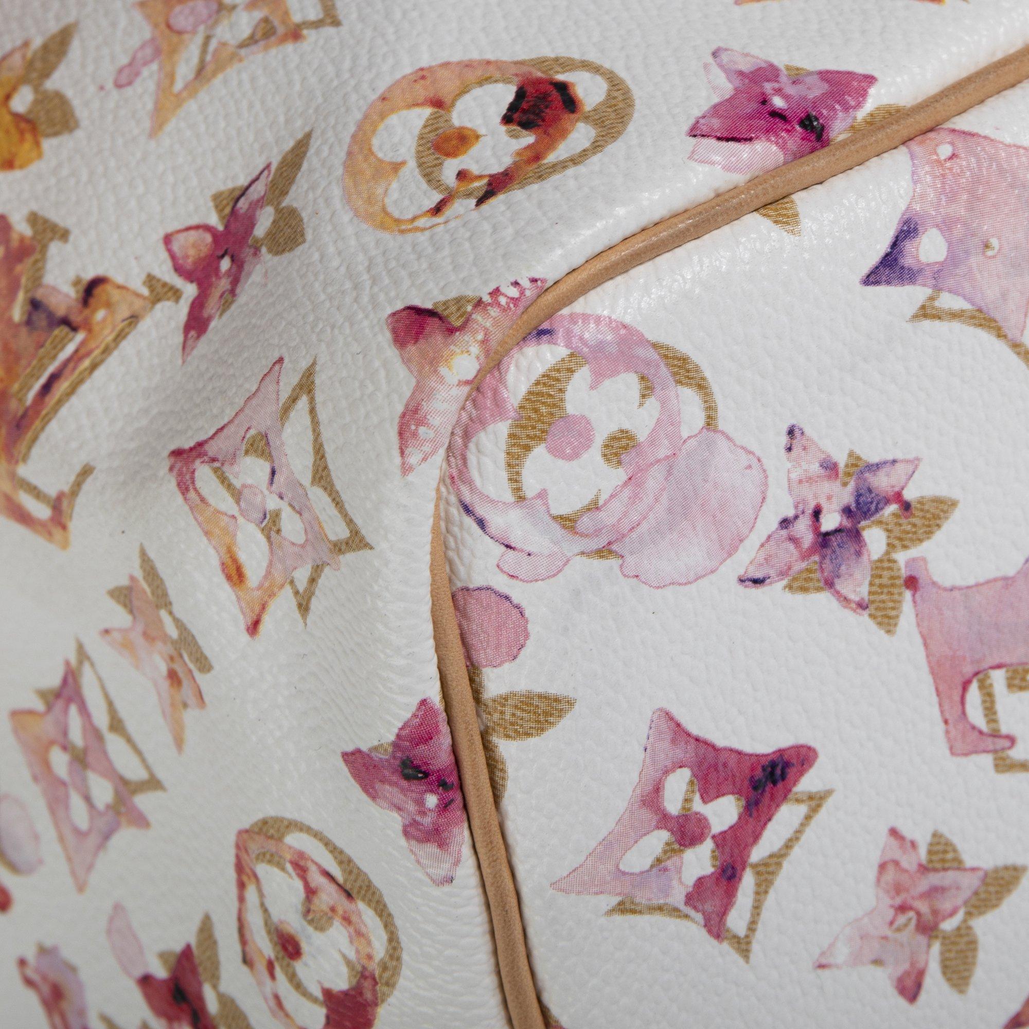Louis Vuitton Limited Edition Monogram Watercolor Aquarelle Speedy 35