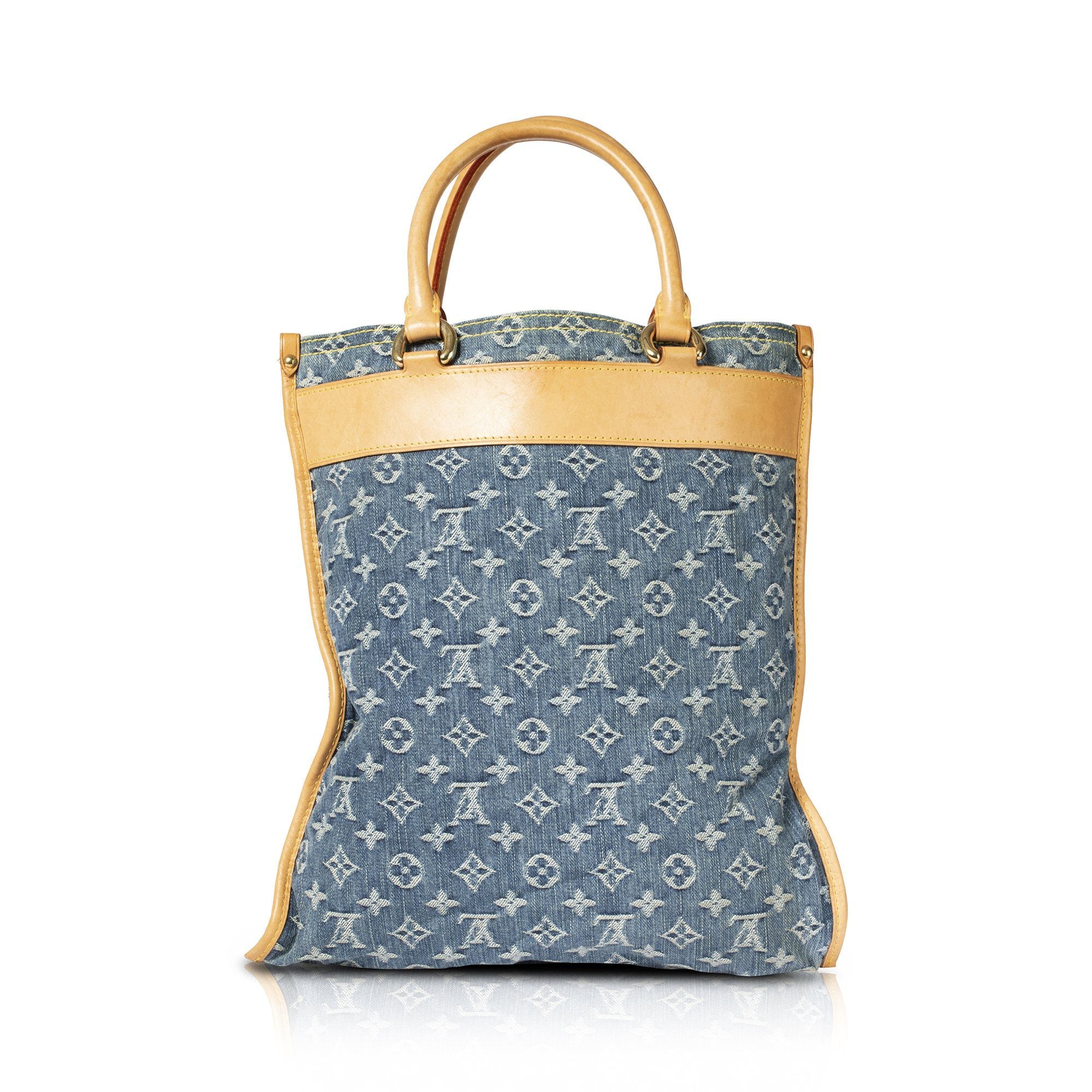 Louis Vuitton Monogram Denim Sac Plat