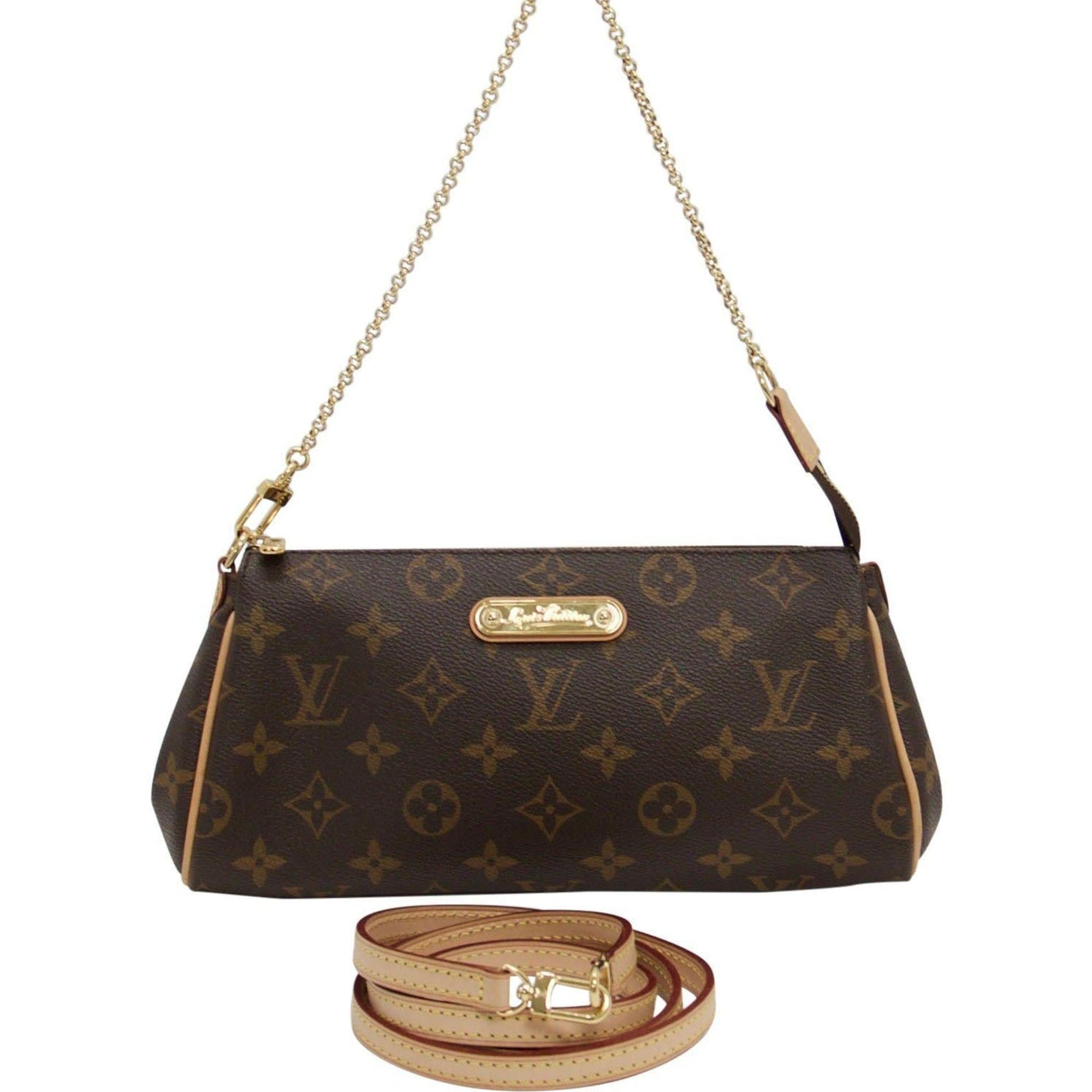 Louis Vuitton Monogram Eva Clutch with Strap