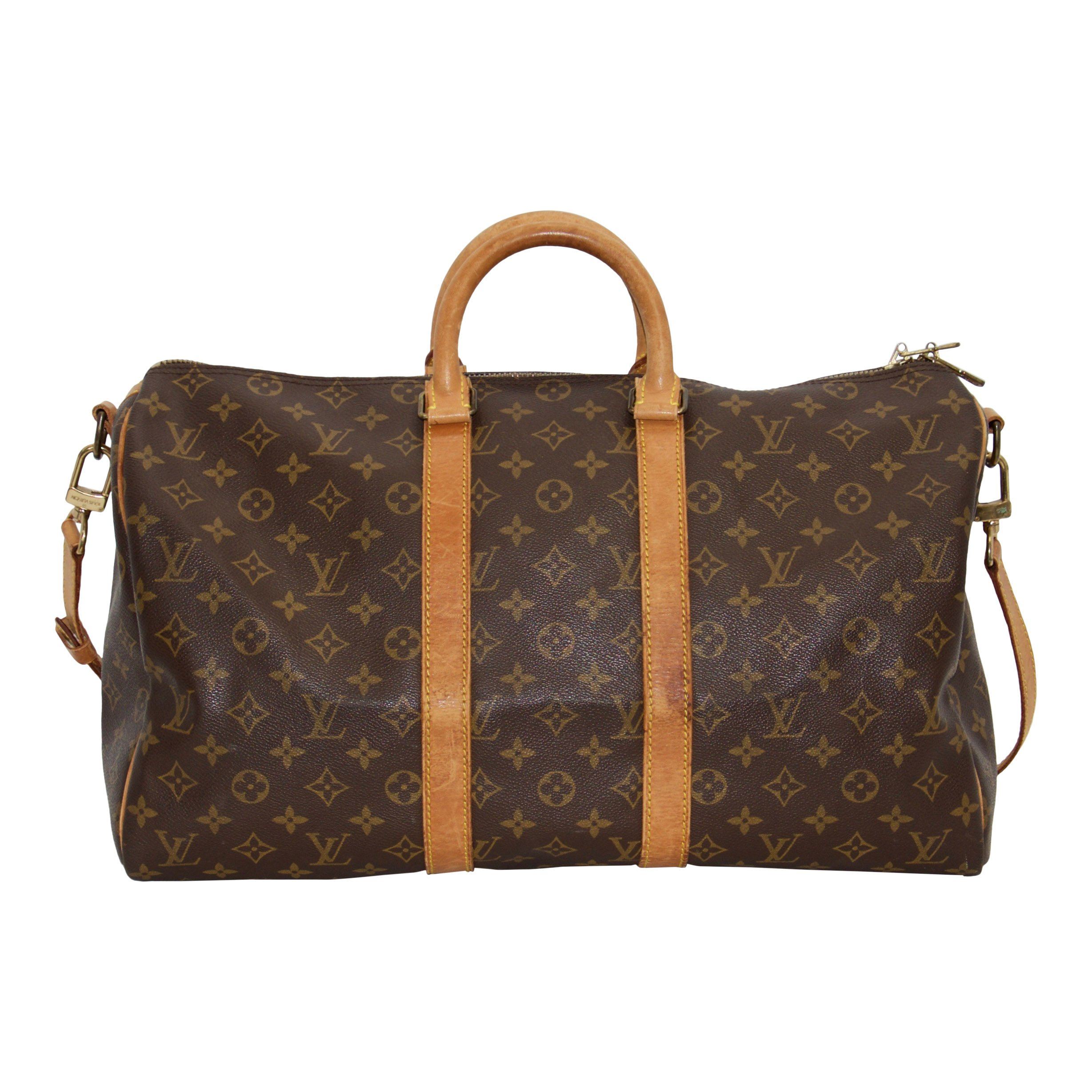 Louis Vuitton Monogram Keepall Bandouliere 45