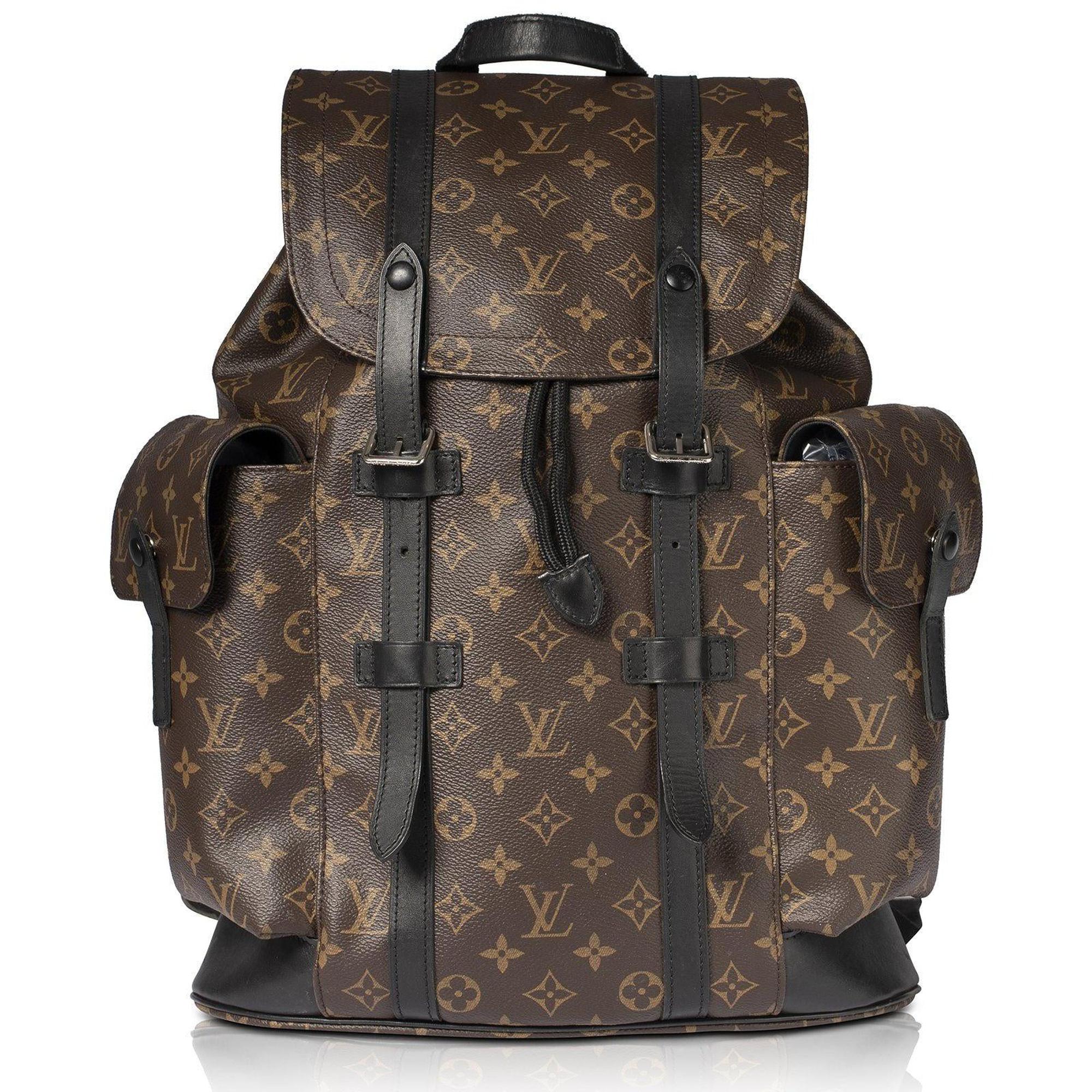 Louis Vuitton Monogram Macassar Christopher PM Backpack