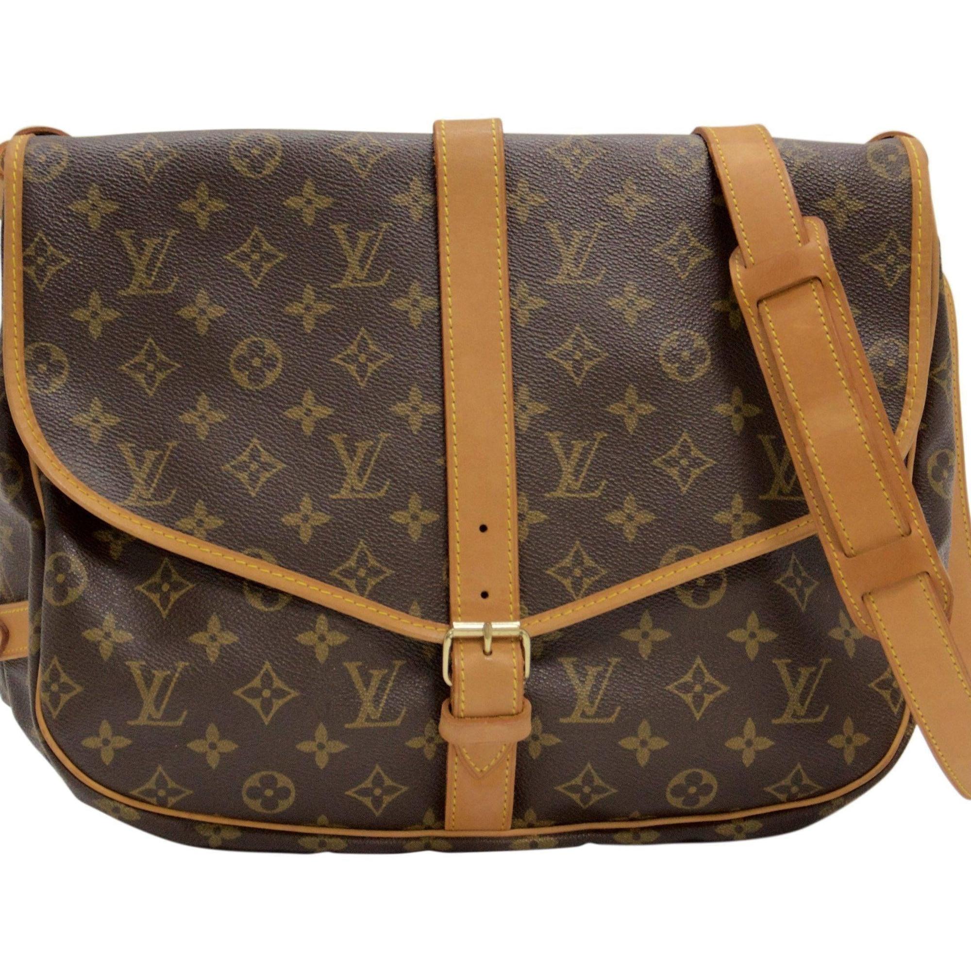Louis Vuitton Monogram Saumur 35