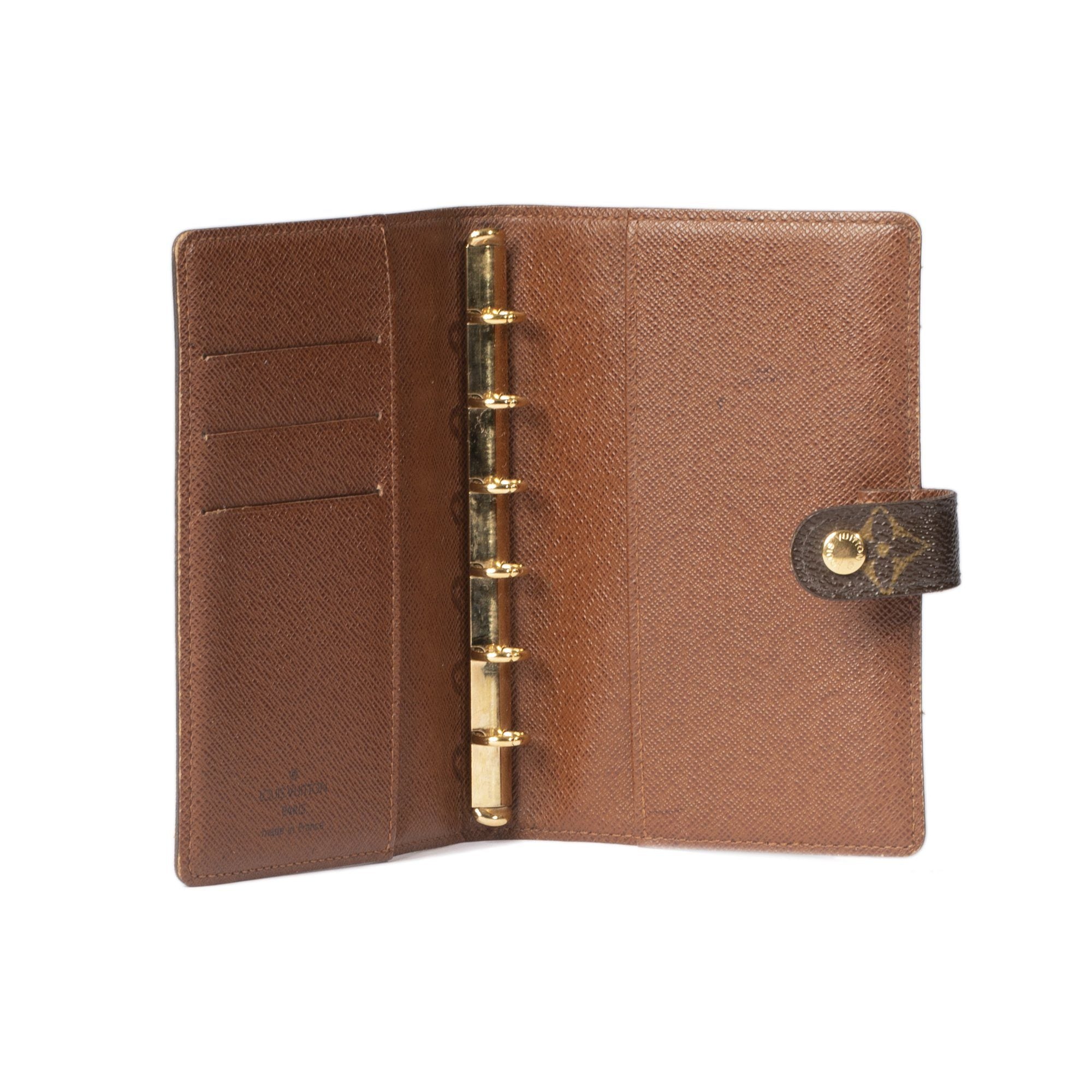 Vuitton Monogram Small Ring Agenda LOUIS VUITTON Small Monogram