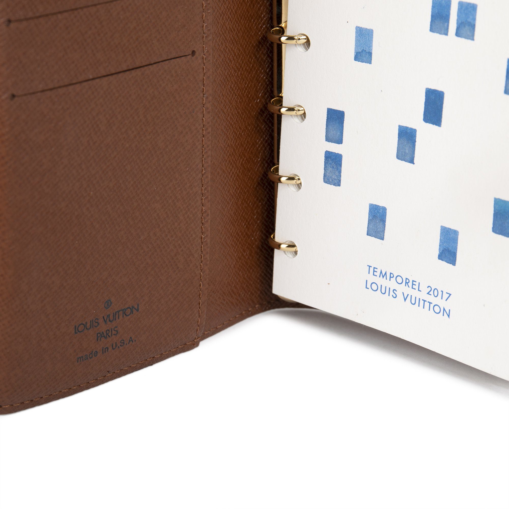 Louis Vuitton Monogram Small Ring Agenda Cover w/ Box