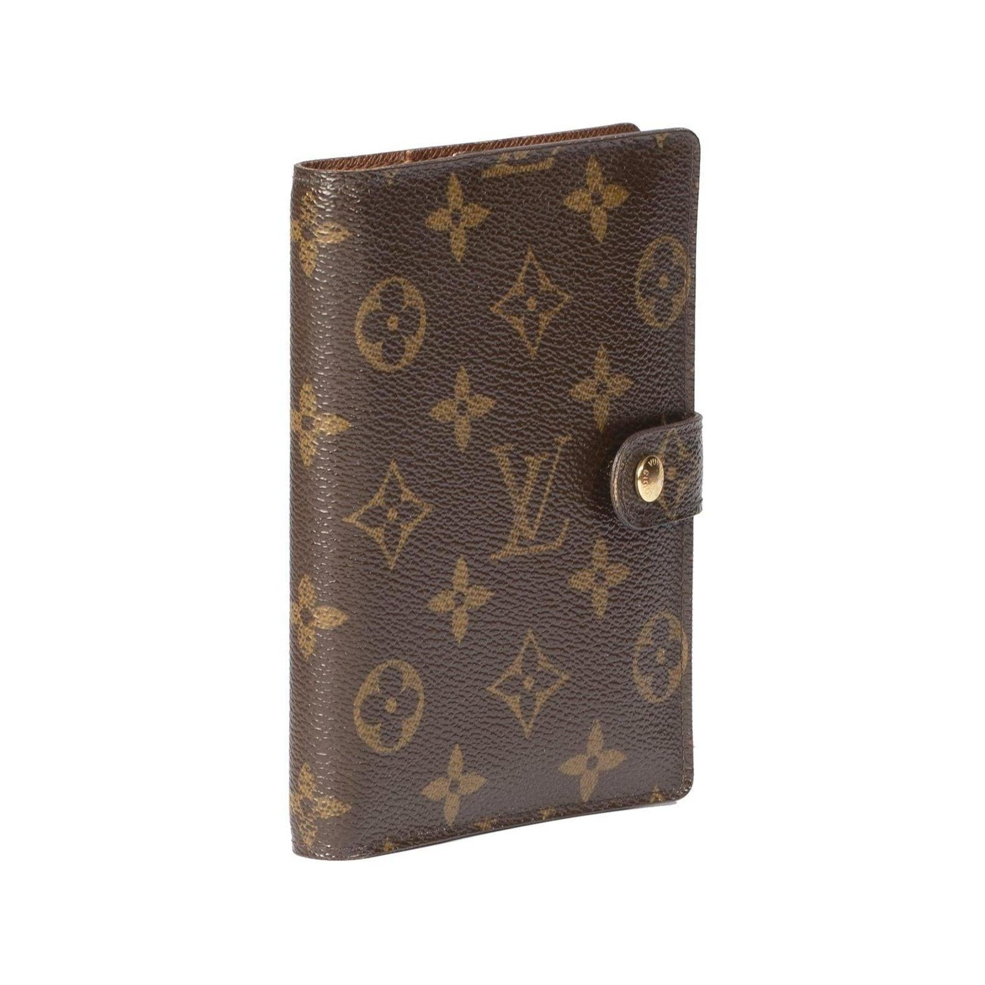 Louis Vuitton Monogram Small Ring Agenda Cover