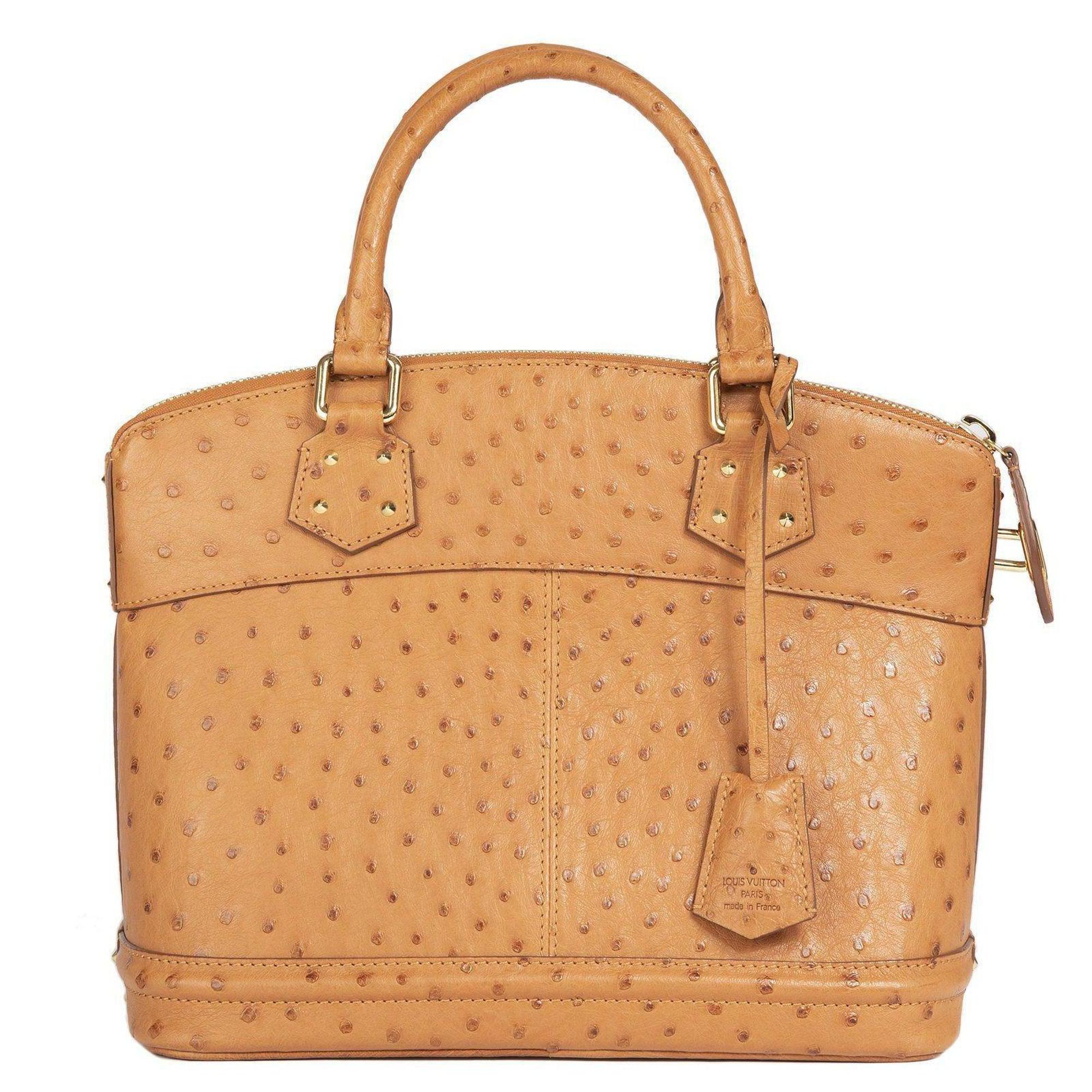 Louis Vuitton Ostrich Lockit PM