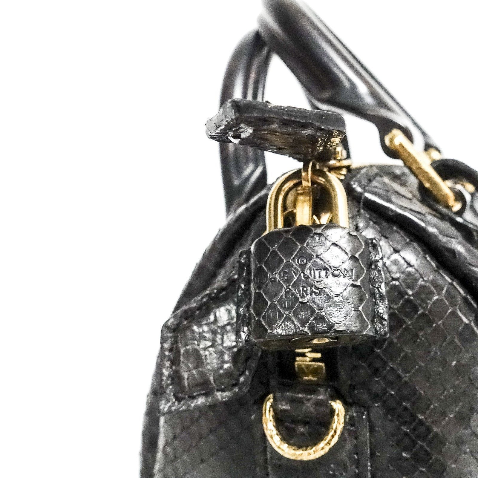 Python Speedy Louis Vuitton Python Speedy 20 Devoil – OLIVER'S