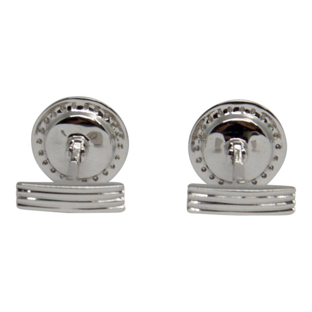 Mother of Pearl and Diamond Cufflinks