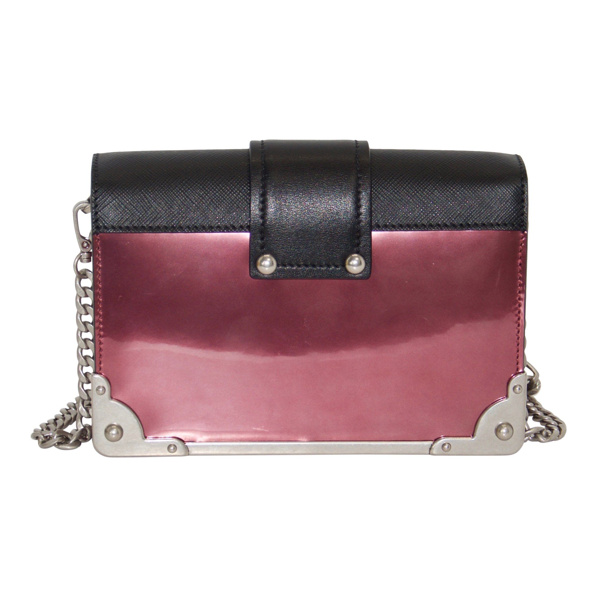 Prada 2018 Vitelo Metal Cahier Bag
