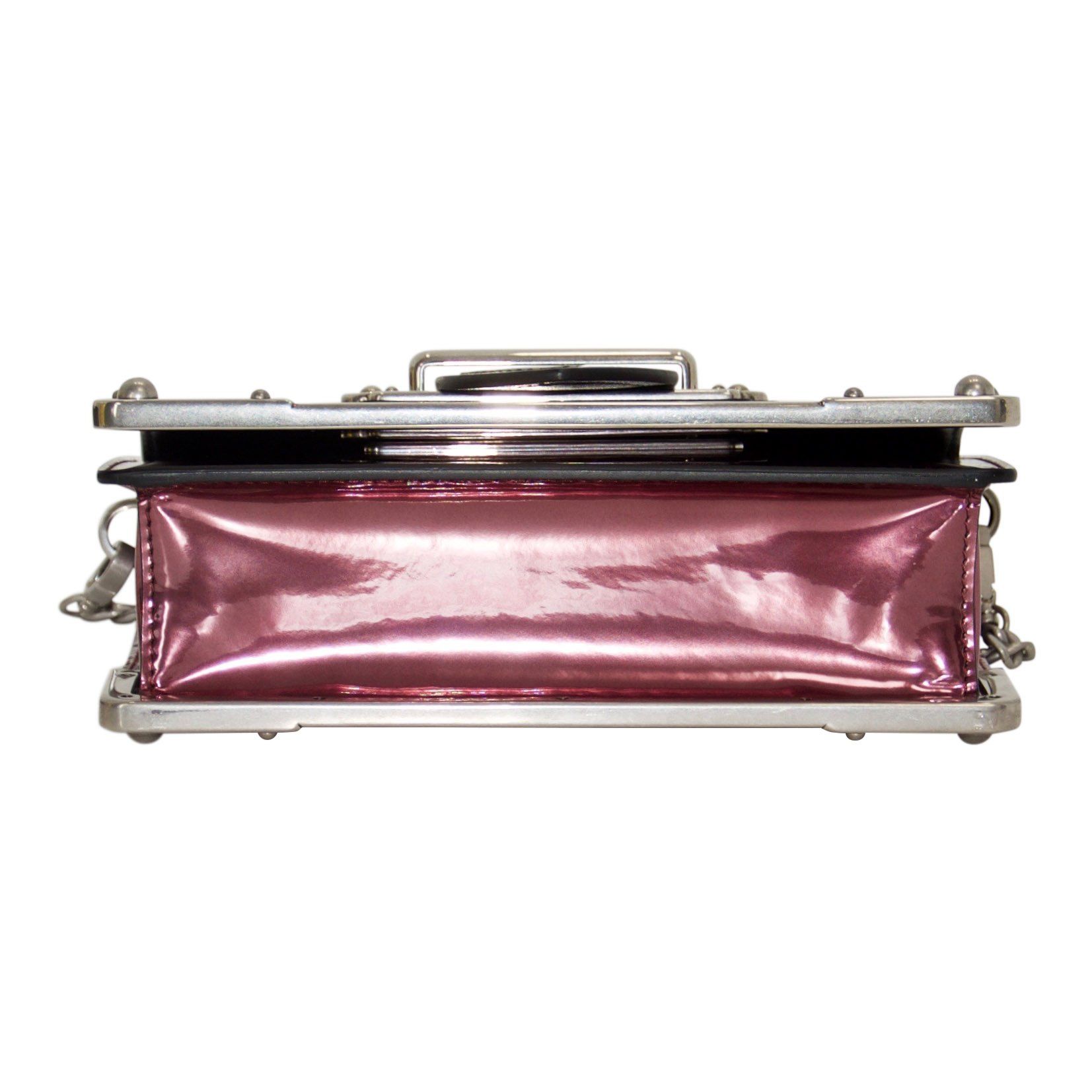 Prada 2018 Vitelo Metal Cahier Bag