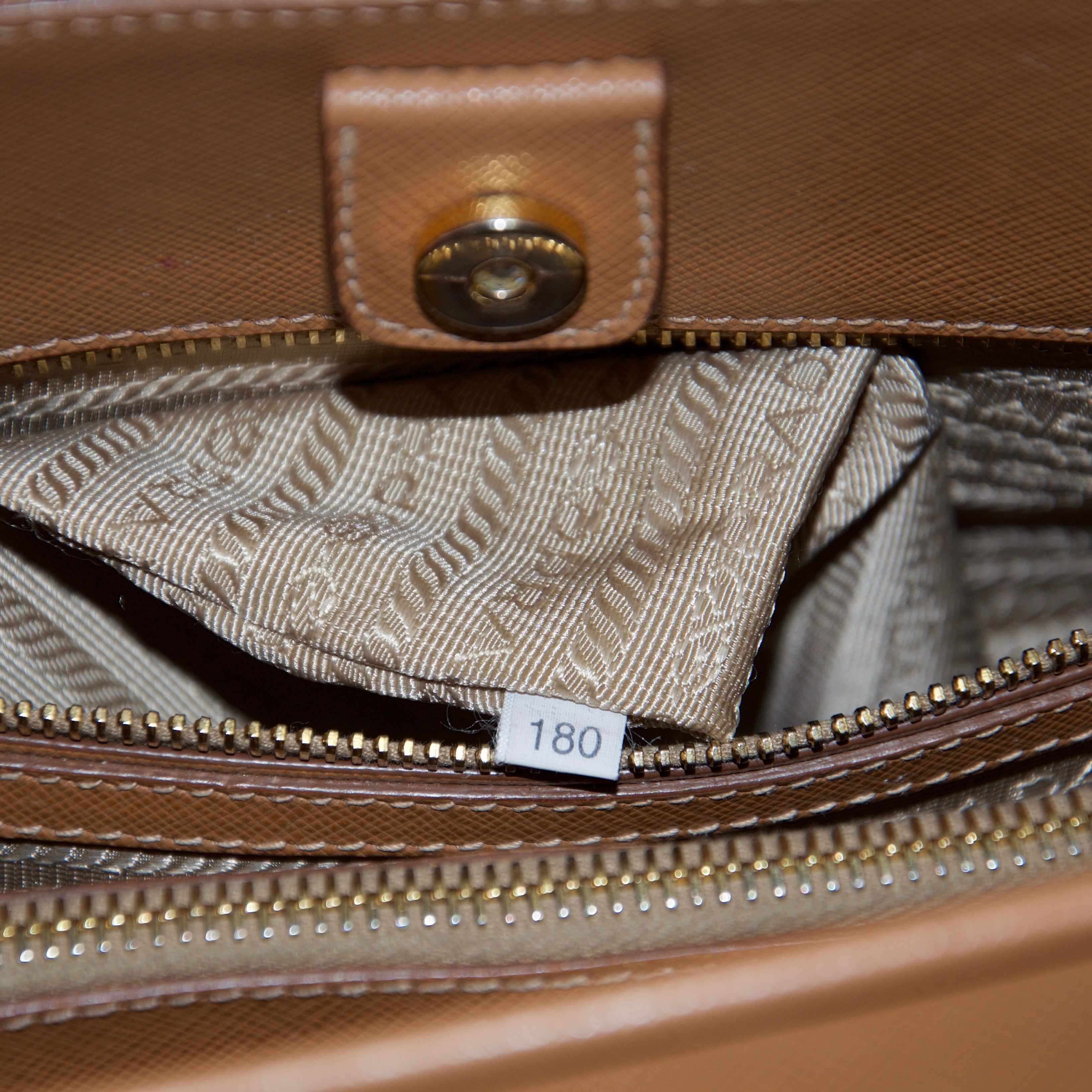 Prada Large Saffiano Lux Promenade Bag