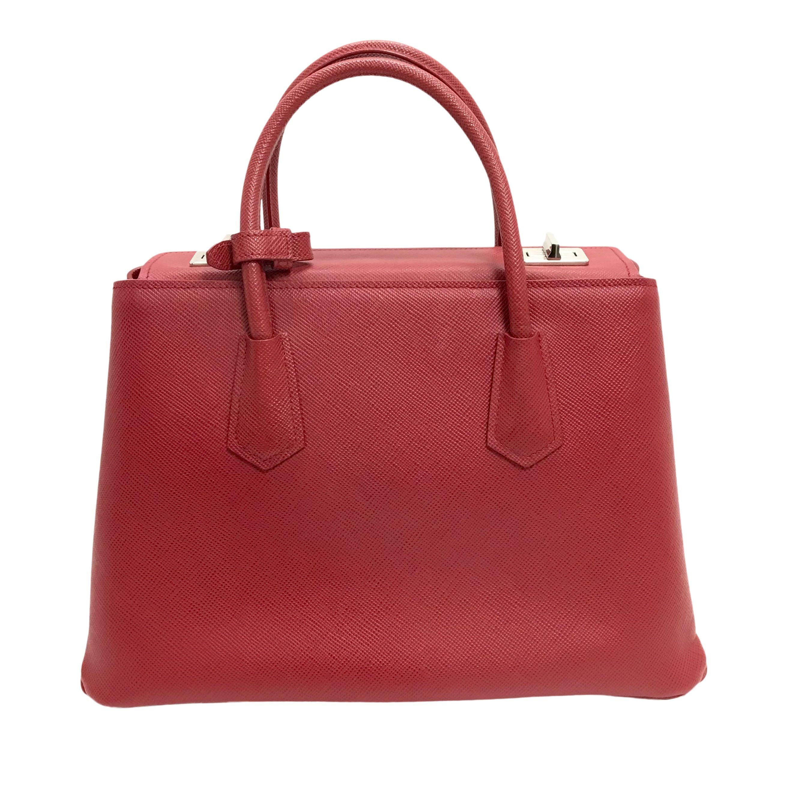 Prada Medium Saffiano Cuir Twin Bag