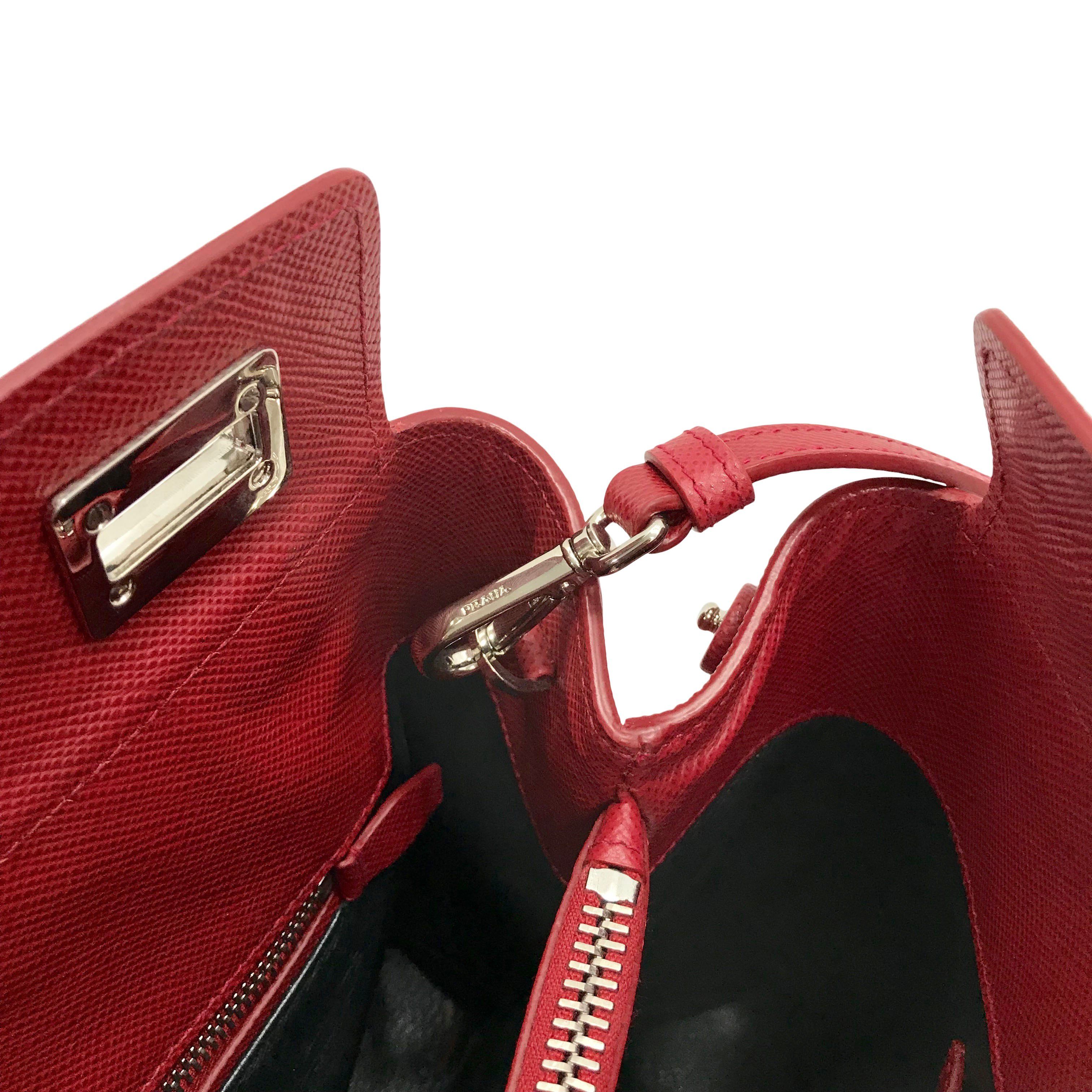 Prada Medium Saffiano Cuir Twin Bag