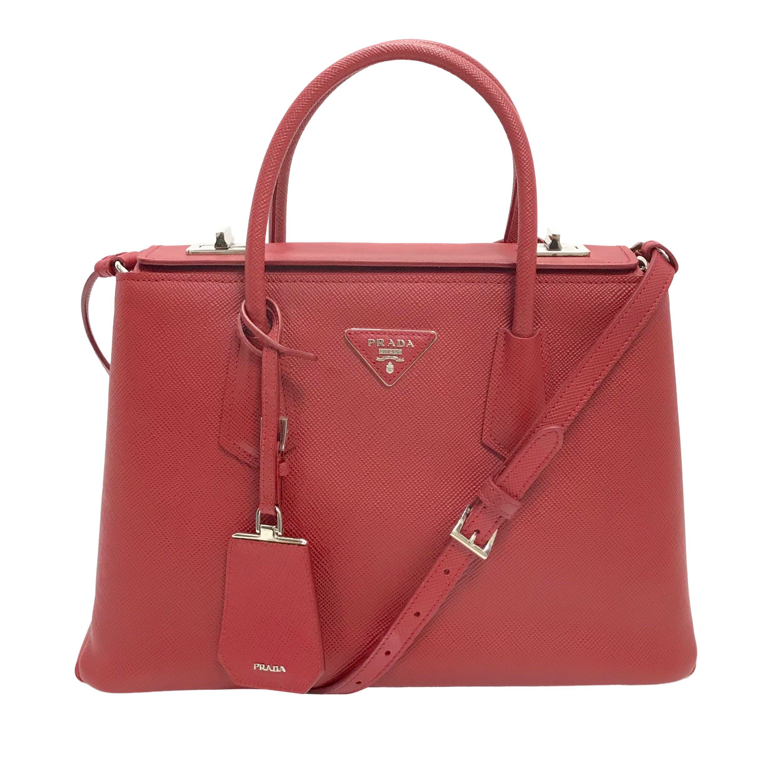 Prada Medium Saffiano Cuir Twin Bag