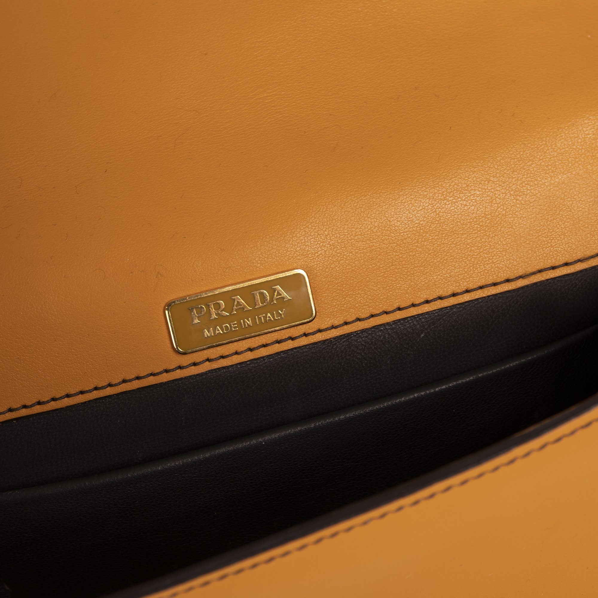 Prada Pionniere City Calf Saddle Crossbody Bag