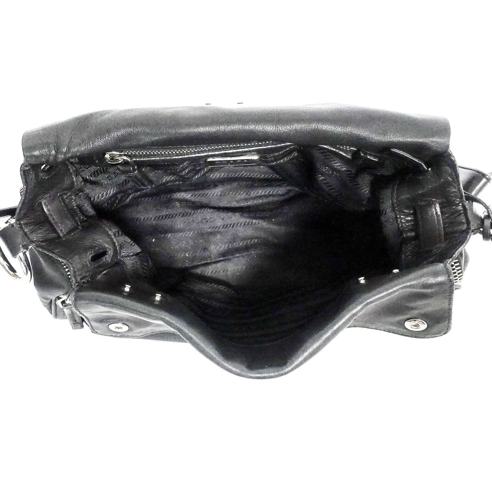 Prada Royal Calf Easy Side Pocket Bag