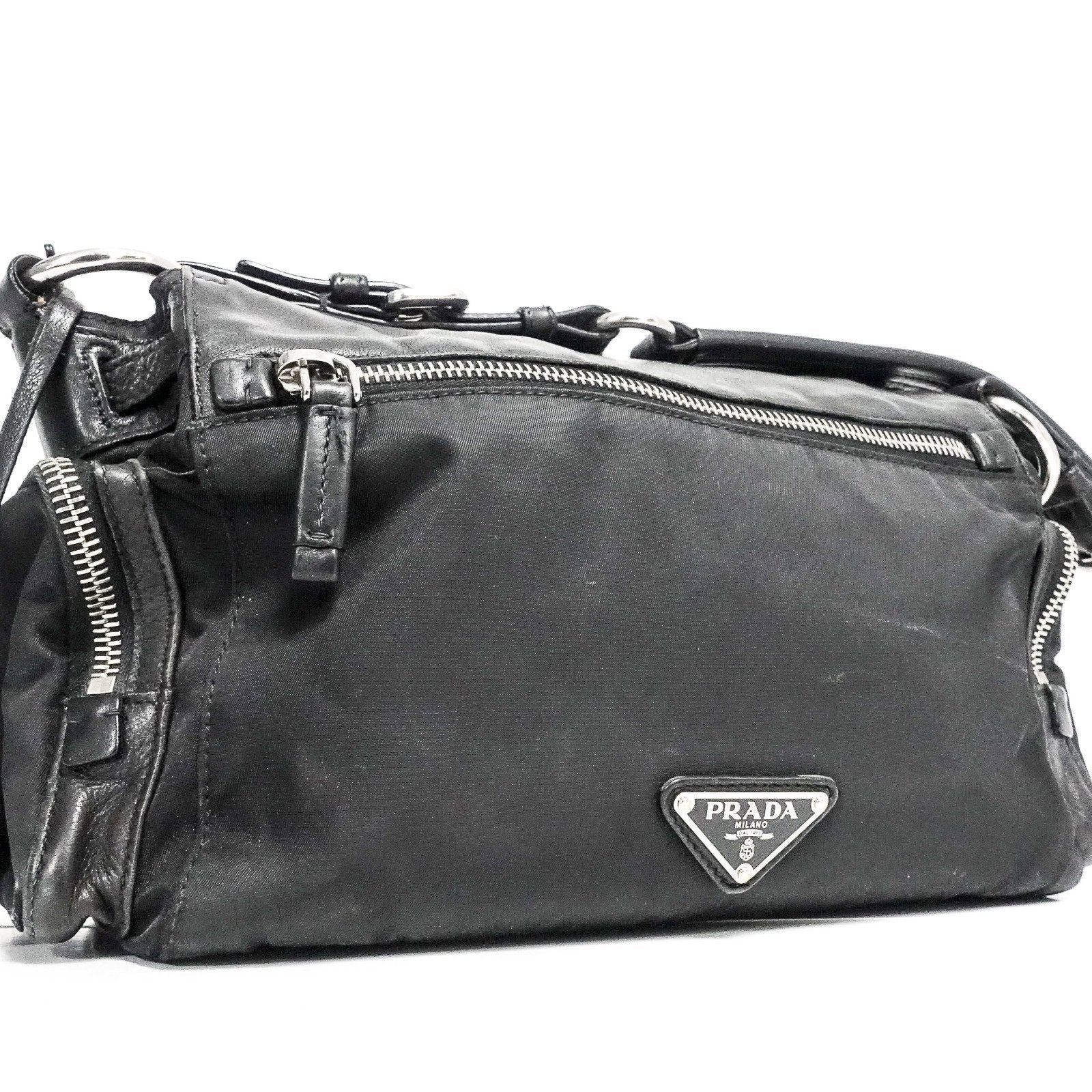 Prada Royal Calf Easy Side Pocket Bag