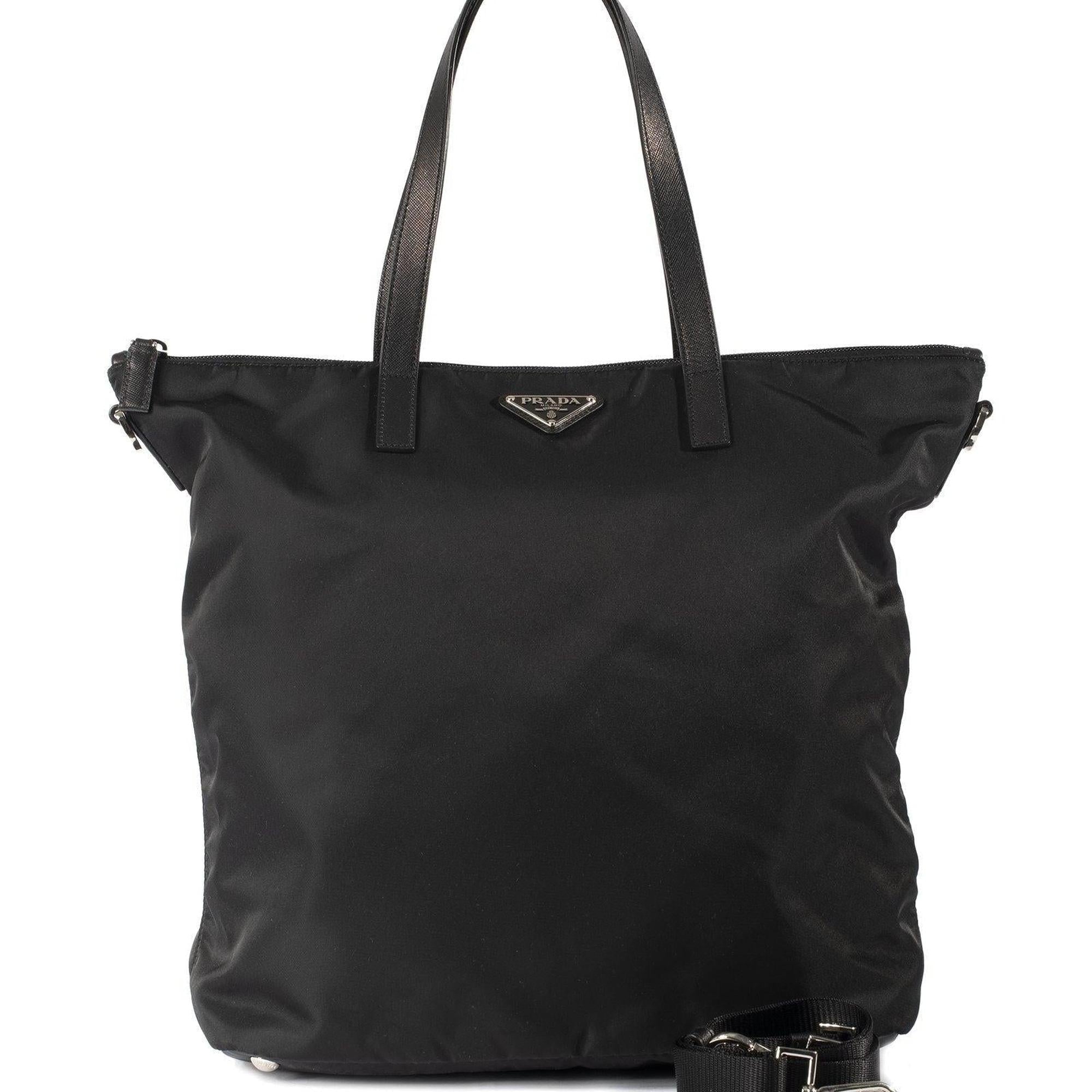 Prada Tessuto Nylon Two Way Tote