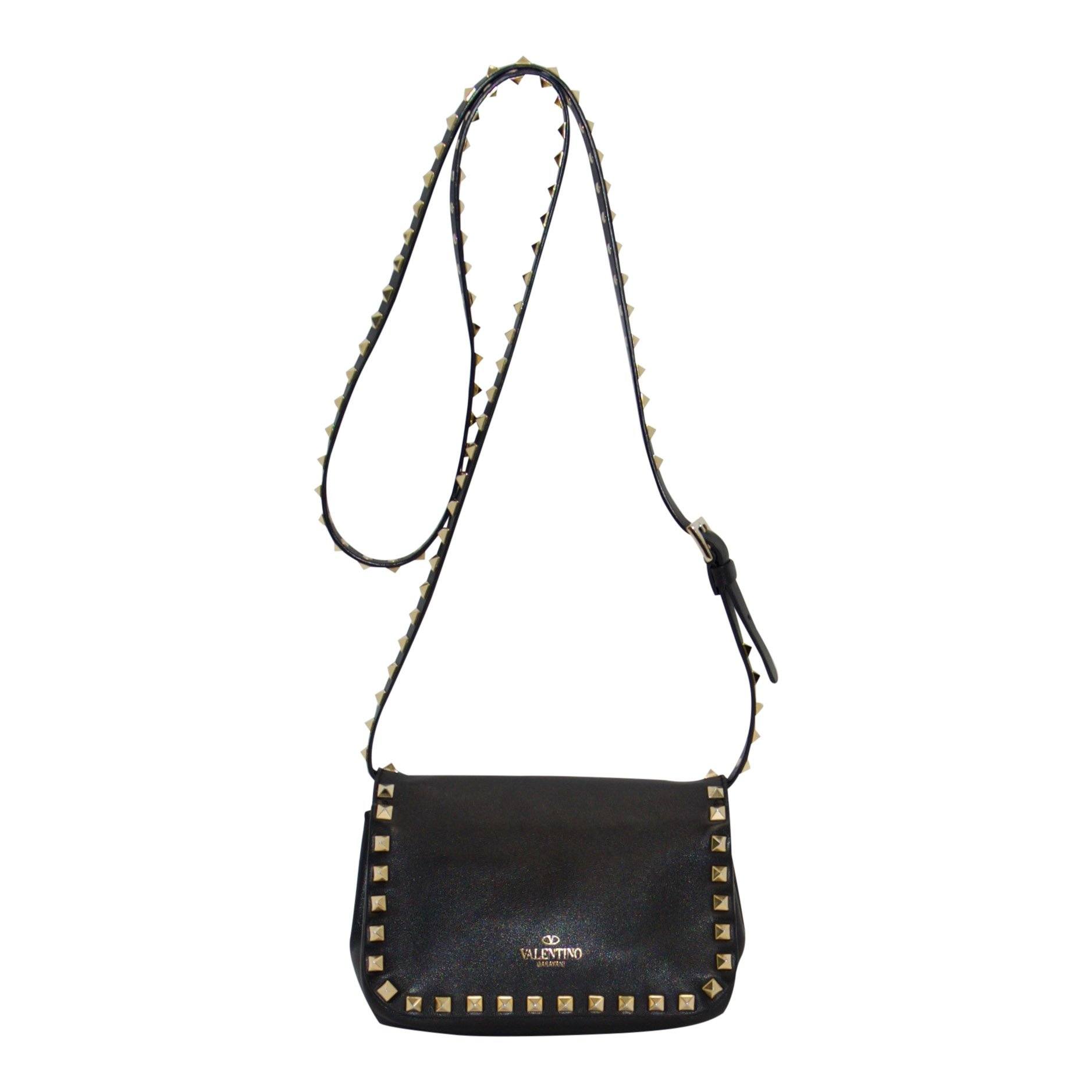 Valentino Mini Rockstud Flap Crossbody Bag