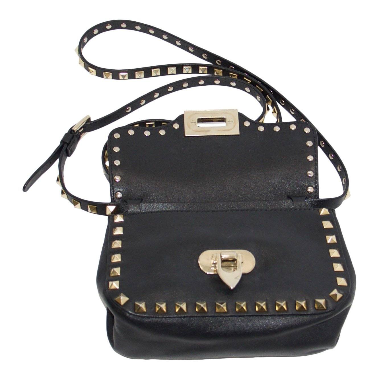 Valentino Mini Rockstud Flap Crossbody Bag