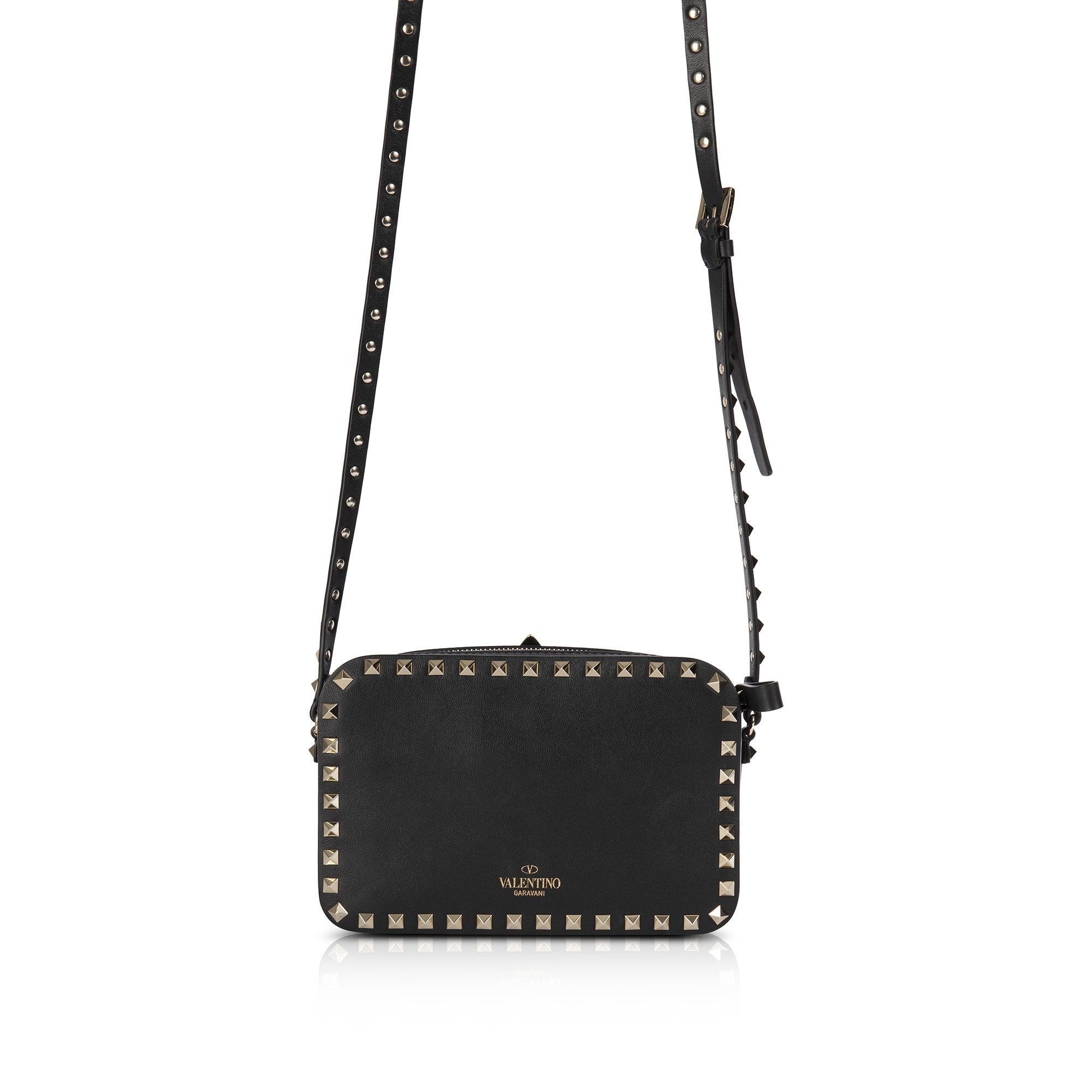 Valentino Rockstud Flip-Lock Camera Bag