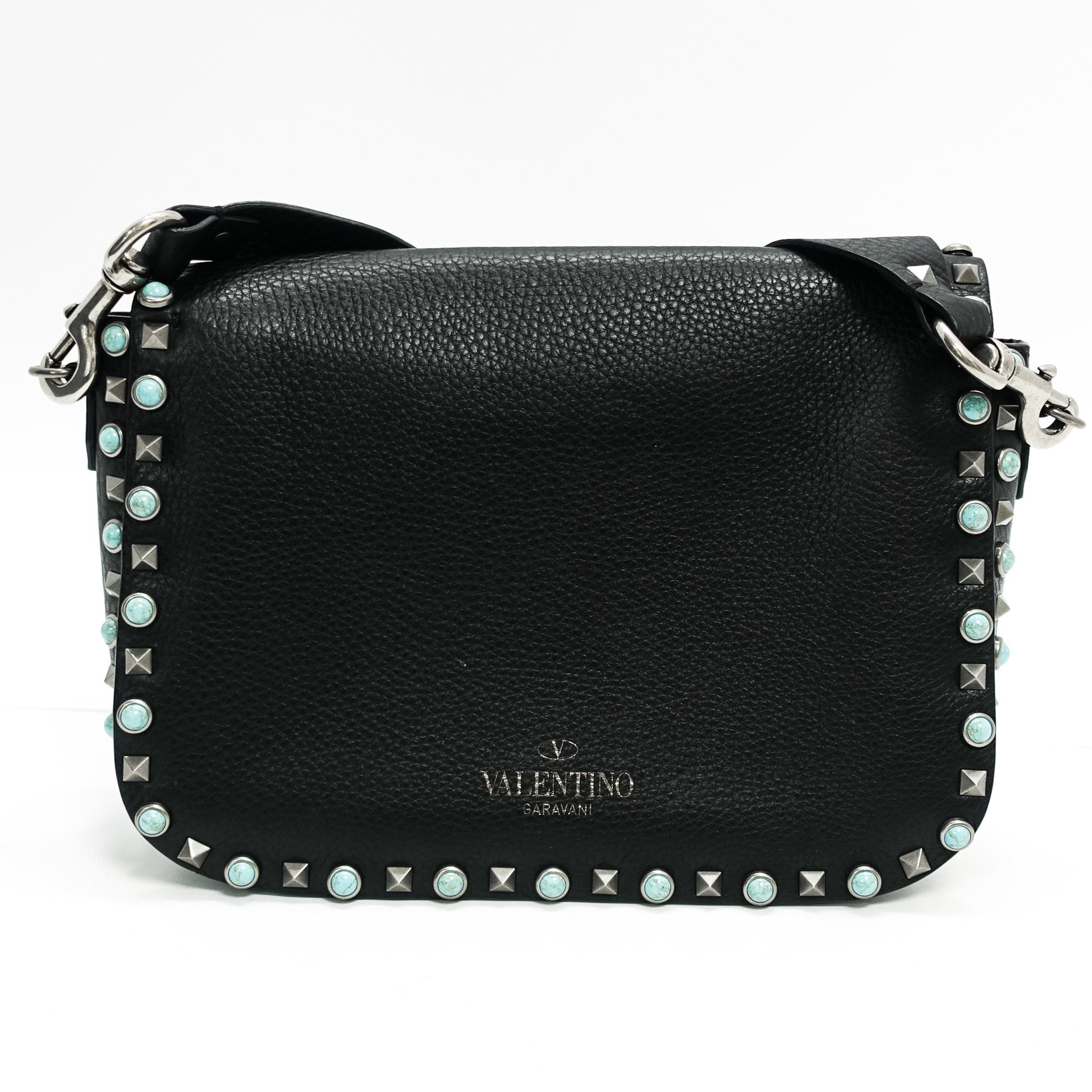 Valention Rockstud Rolling Crossbody Bag