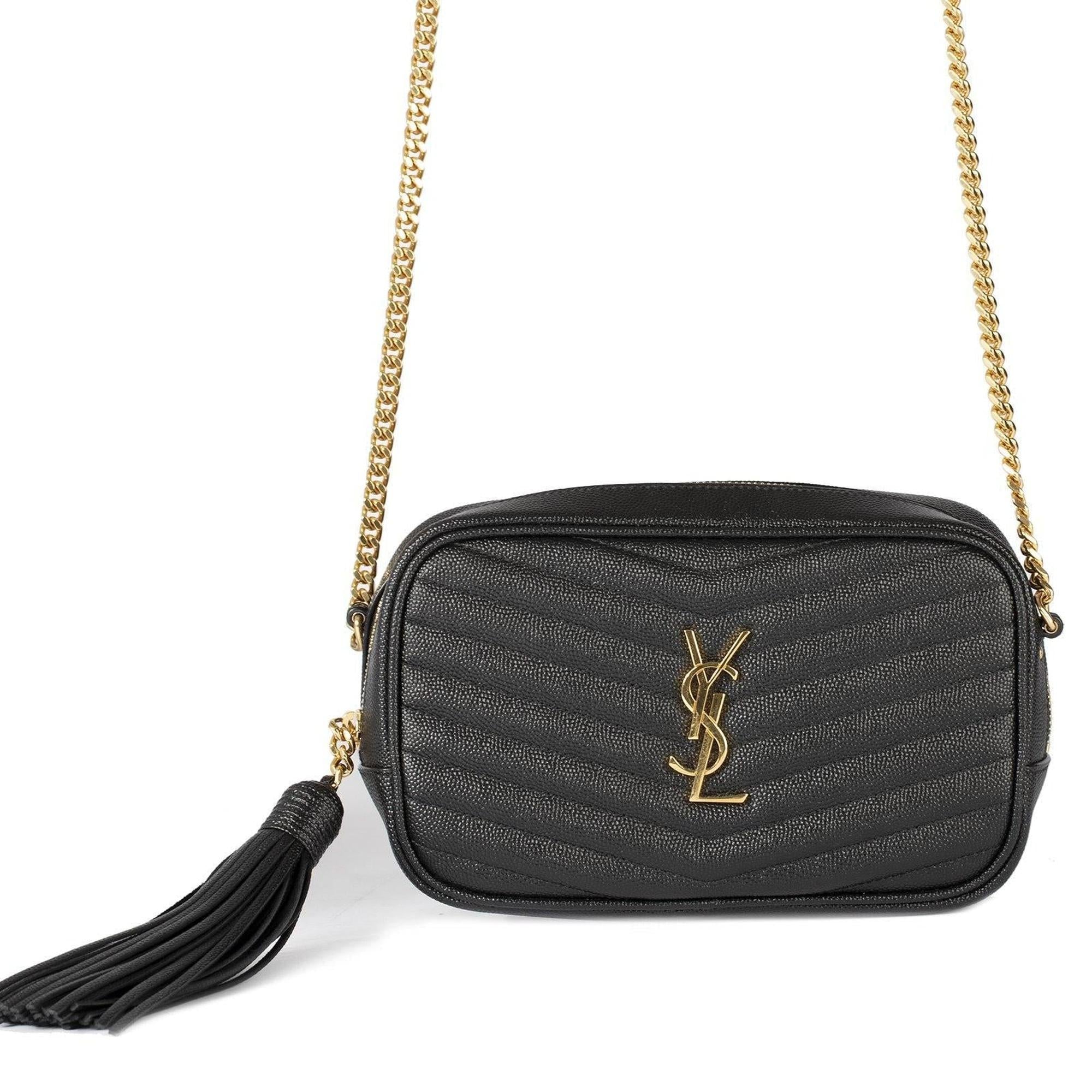 Yves Saint Laurent 2019 Matelasse Lou Mini Crossbody Bag w/ Box