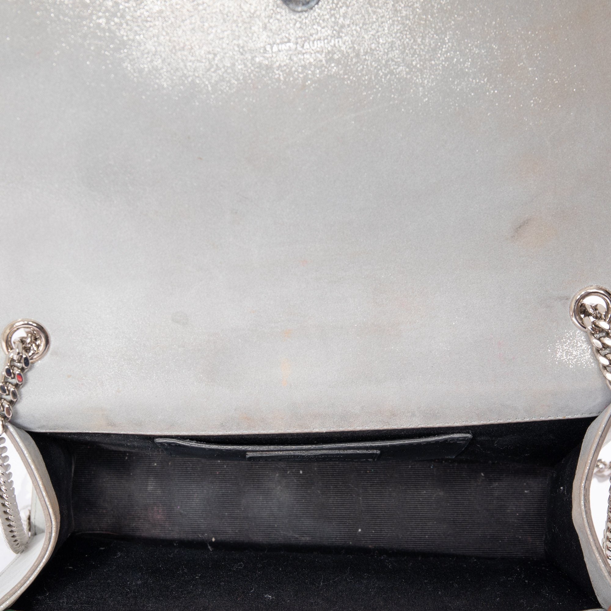 Yves Saint Laurent Iron Shimmer Medium Kate Bag