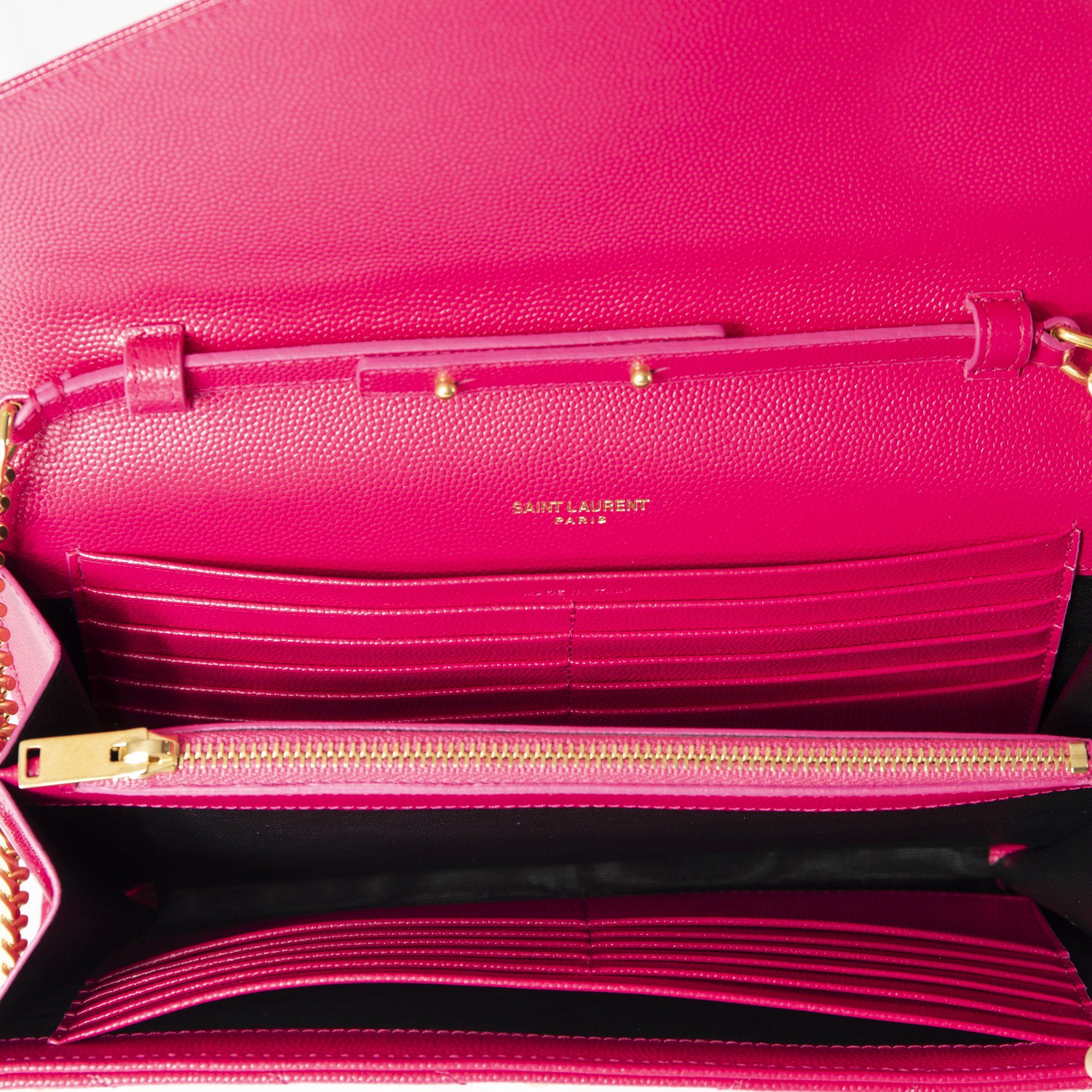 Yves Saint Laurent Monogram Chain Wallet